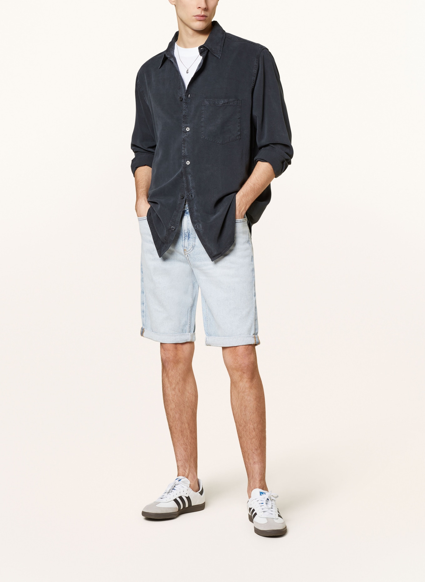 Calvin Klein Jeans Denim shorts slim fit, Color: 1AA Denim Light (Image 2)
