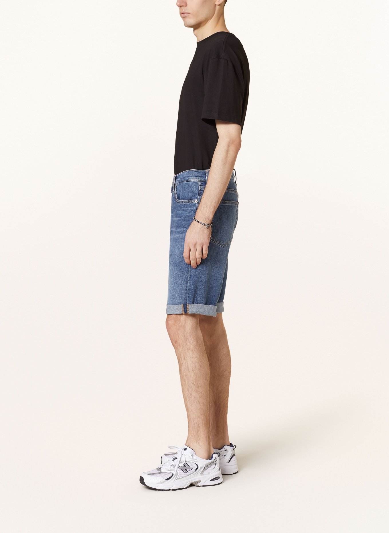 Calvin Klein Jeans Szorty jeansowe slim fit, Kolor: NIEBIESKI (Obrazek 4)