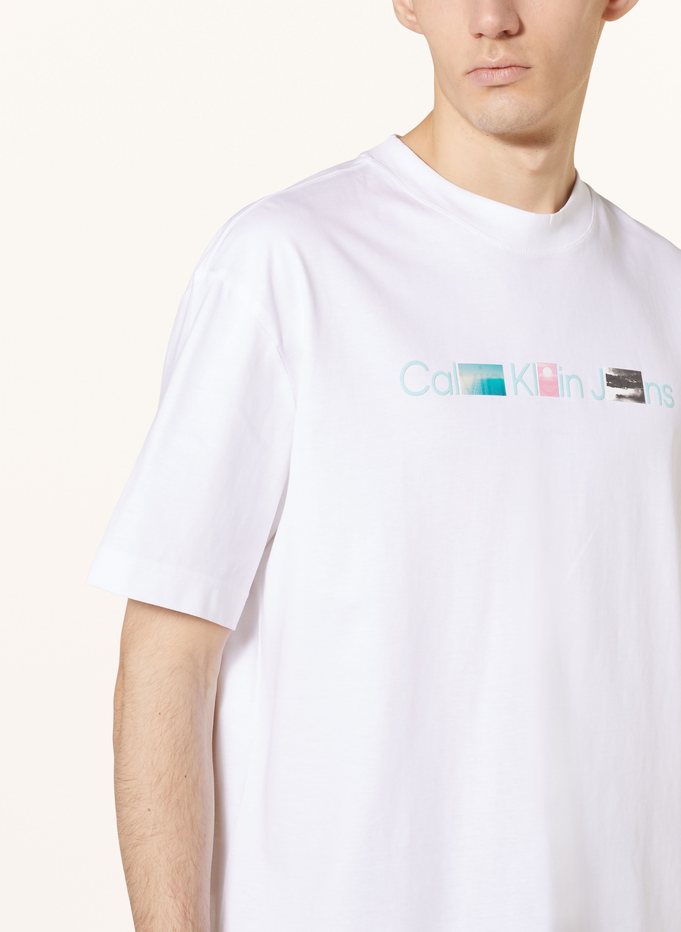 Calvin Klein Jeans T-shirt, Kolor: BIAŁY (Obrazek 4)