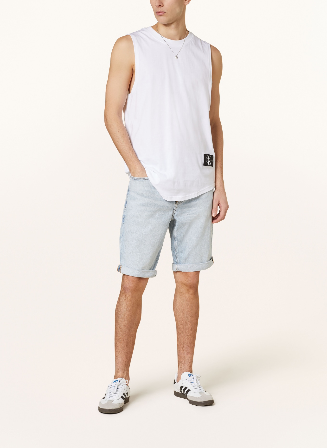 Calvin Klein Jeans Top, Farbe: WEISS (Bild 2)