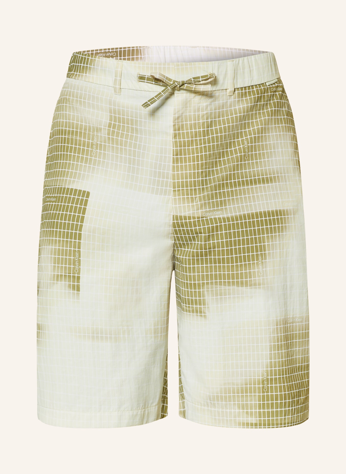 Calvin Klein Shorts Relaxed Straight Fit, Farbe: HELLBRAUN/ OLIV/ KHAKI (Bild 1)