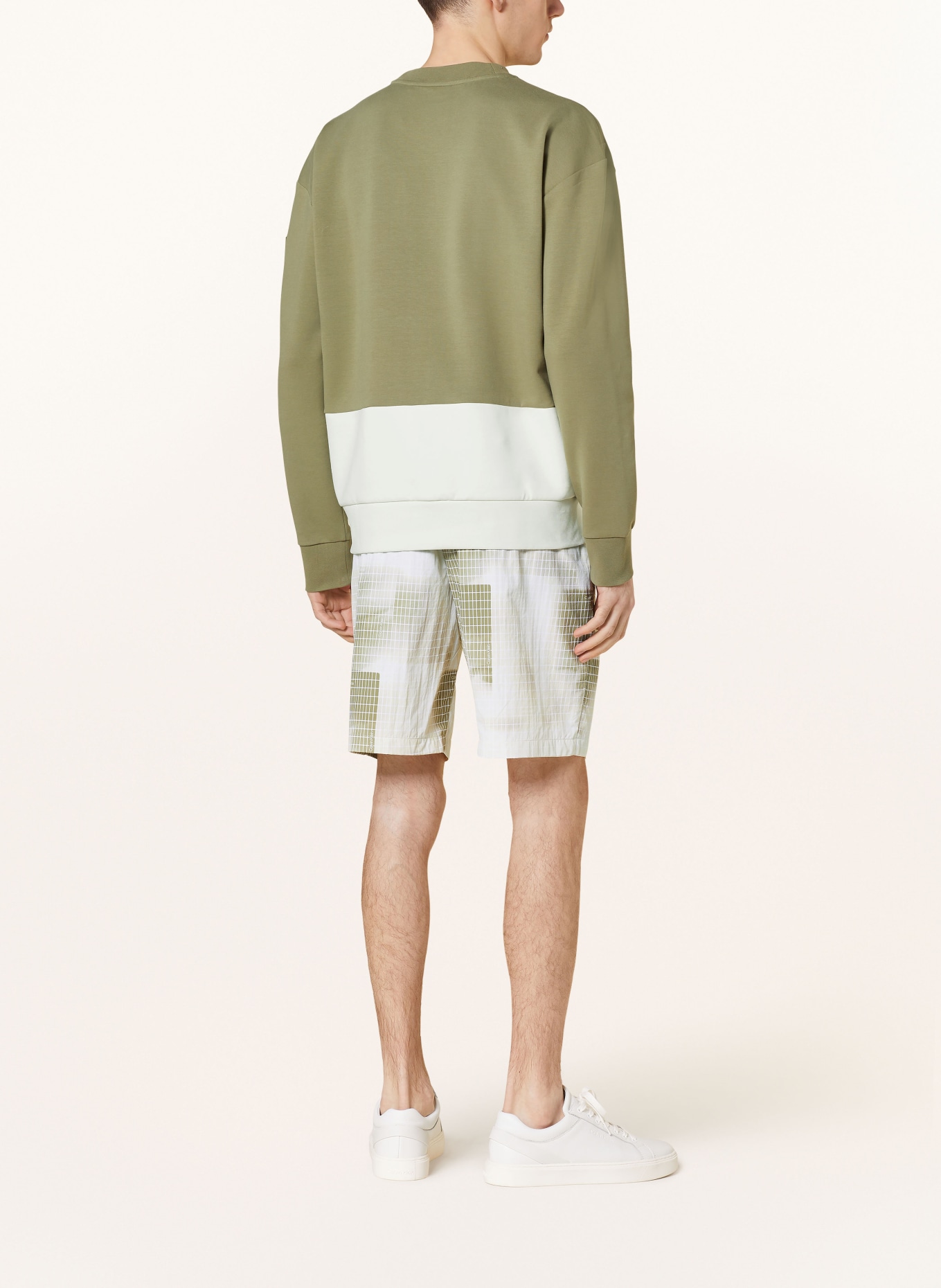 Calvin Klein Bluza nierozpinana, Kolor: KHAKI/ KREMOWY (Obrazek 3)