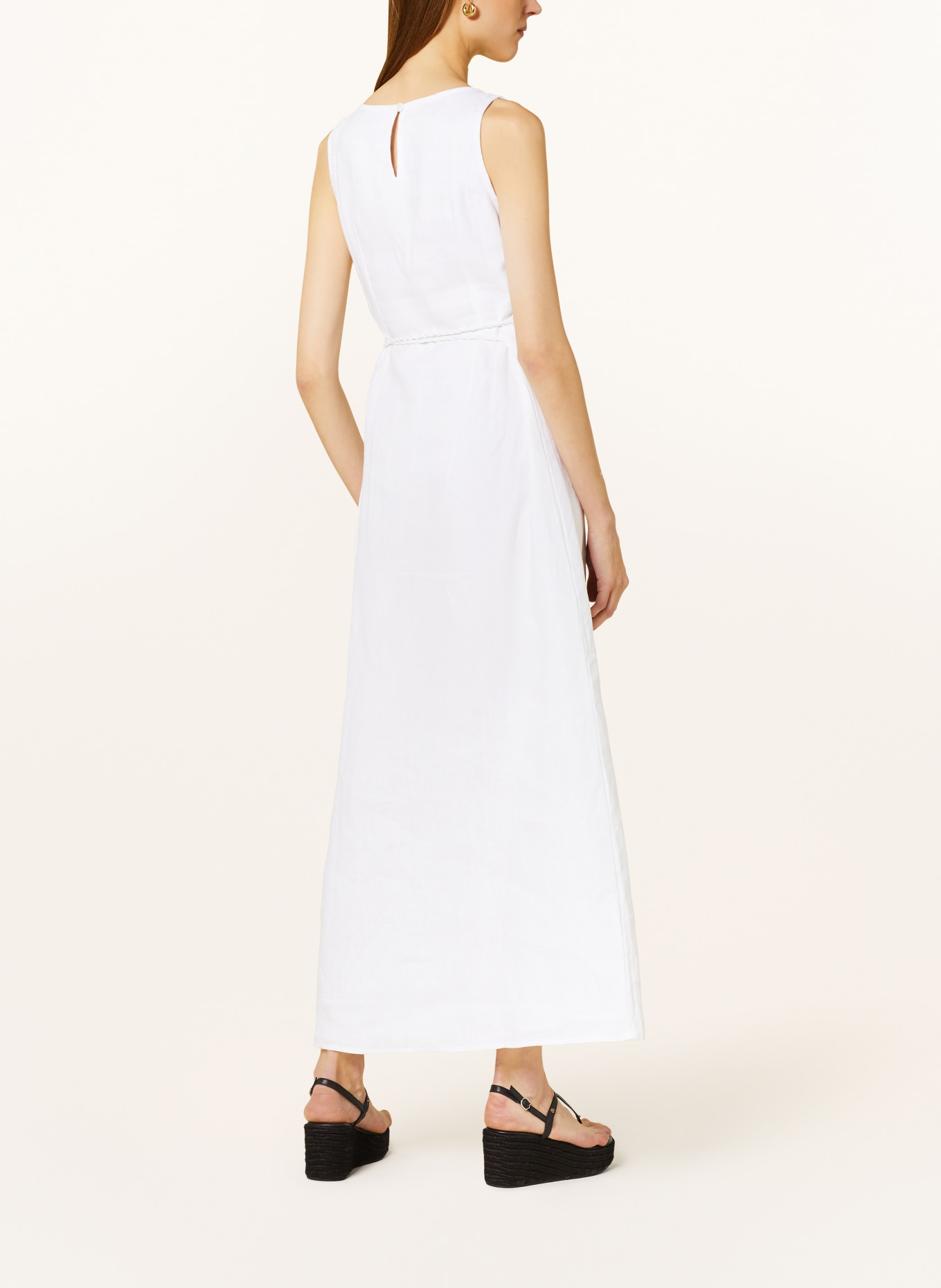 FAITHFULL THE BRAND Linen dress NAHNA, Color: WHITE (Image 3)