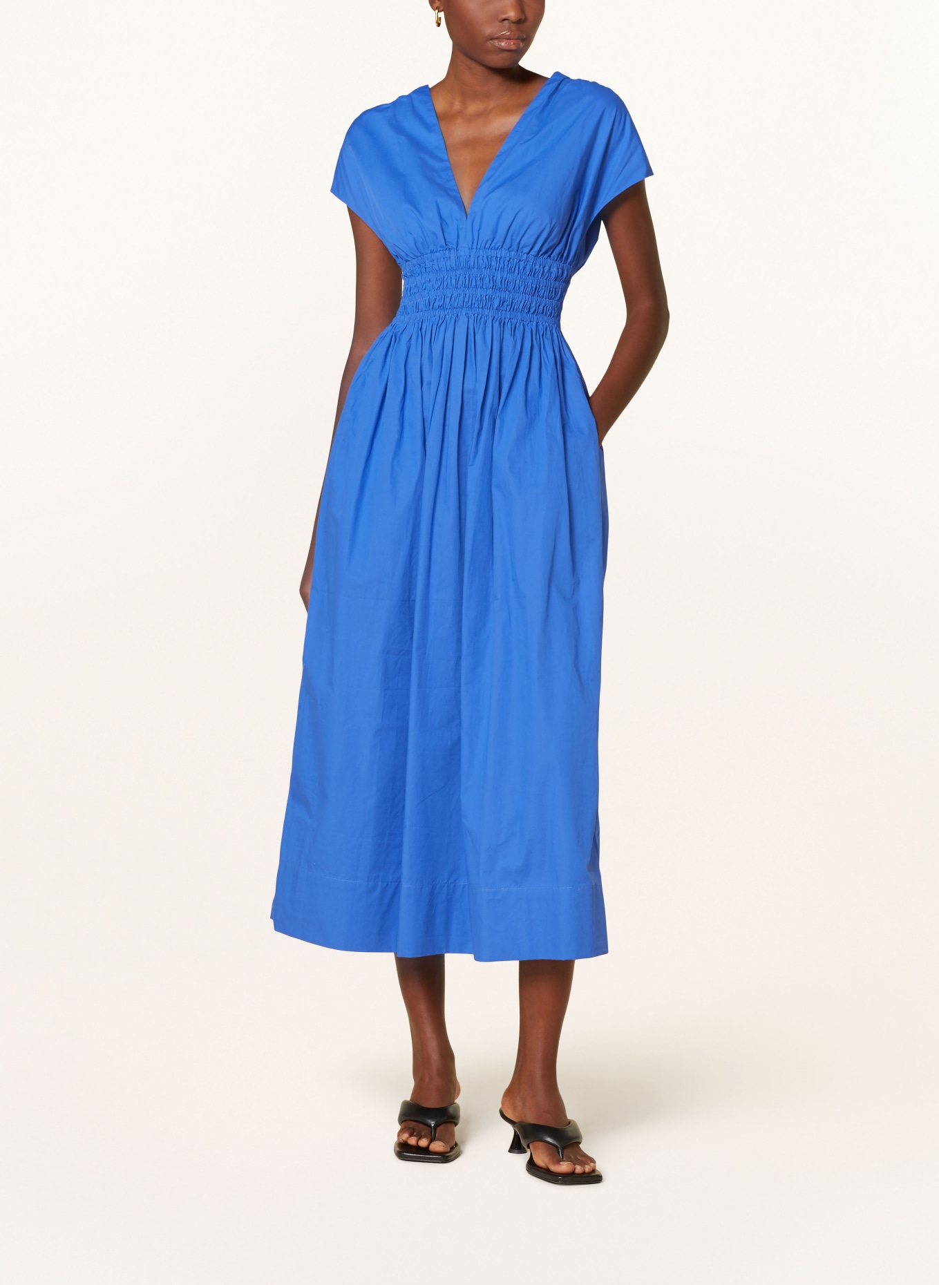 FAITHFULL THE BRAND Dress AGNES, Color: BLUE (Image 2)
