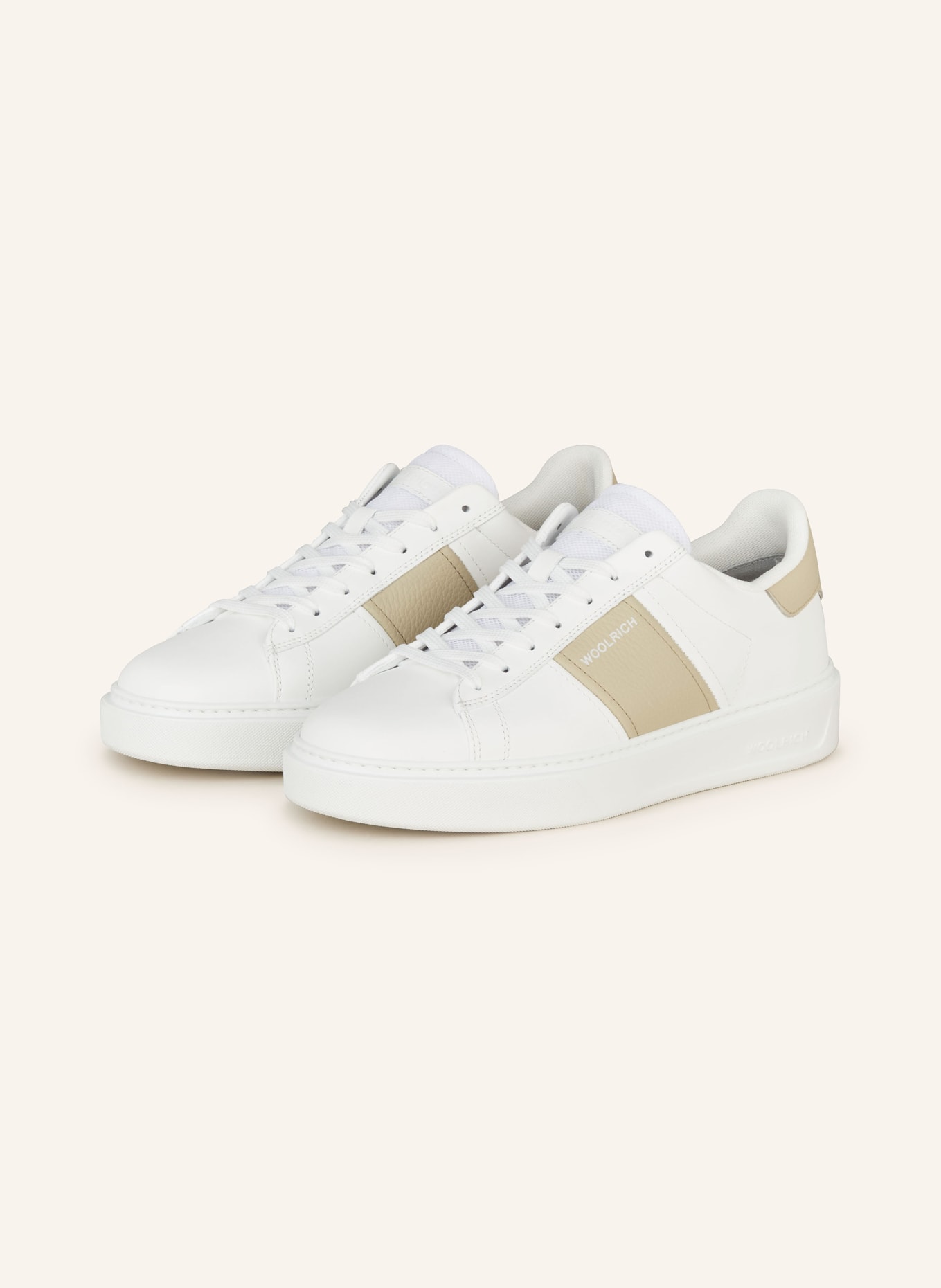 WOOLRICH Sneakers, Color: WHITE/ BEIGE (Image 1)