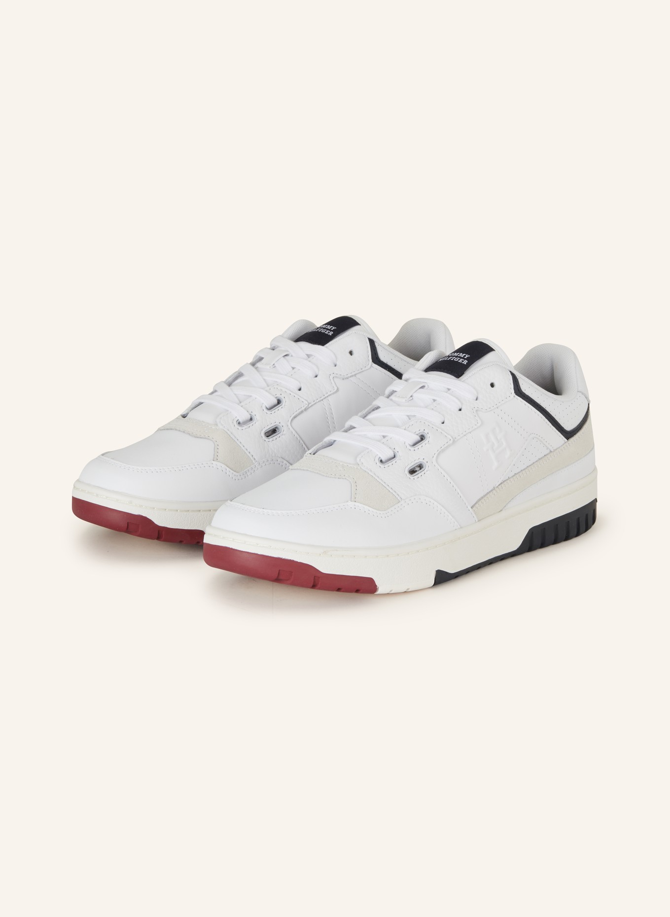 TOMMY HILFIGER Sneakers, Color: WHITE/ DARK BLUE (Image 1)