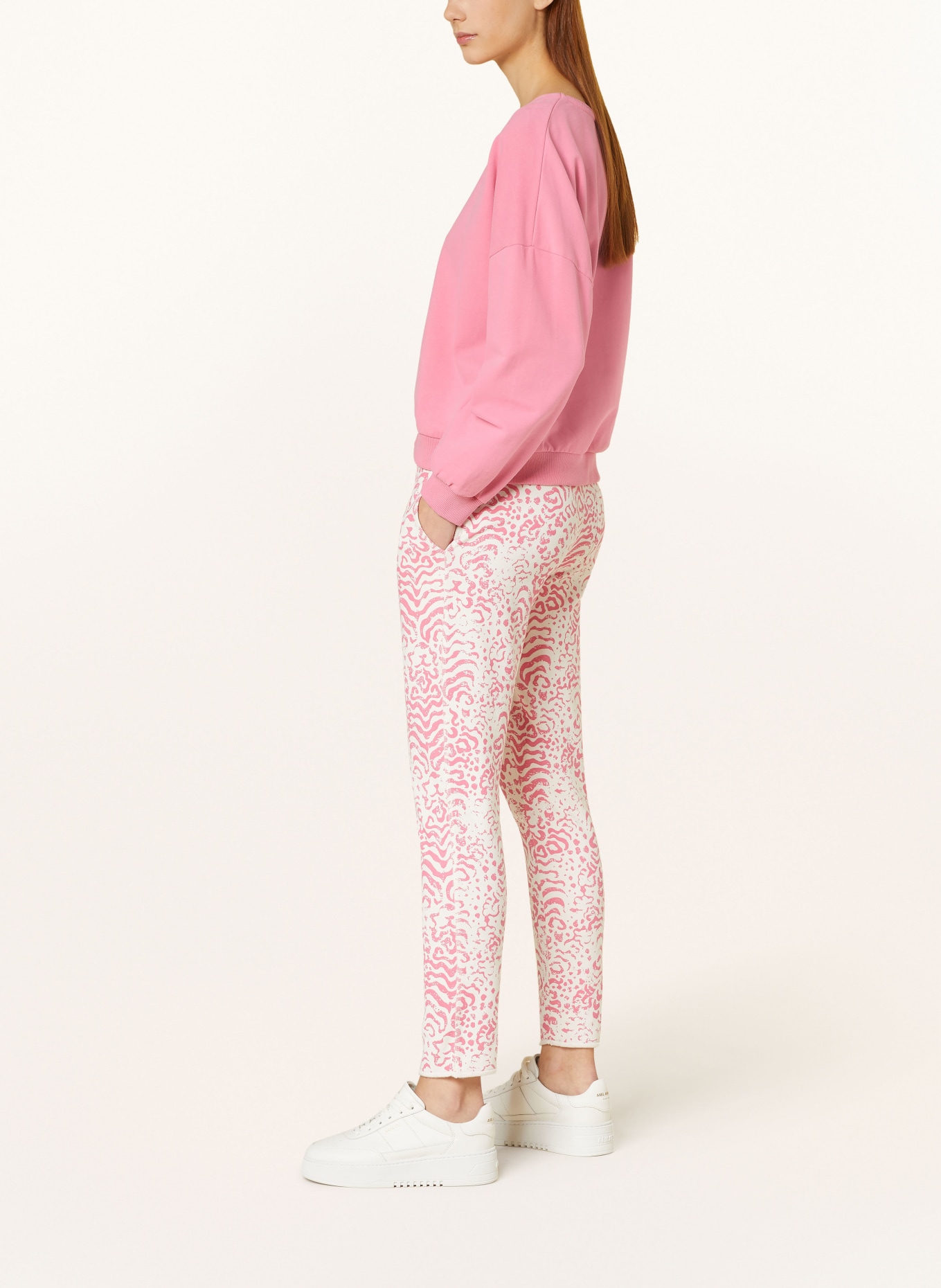 Juvia Sweatpants SMILLA, Color: CREAM/ PINK (Image 4)
