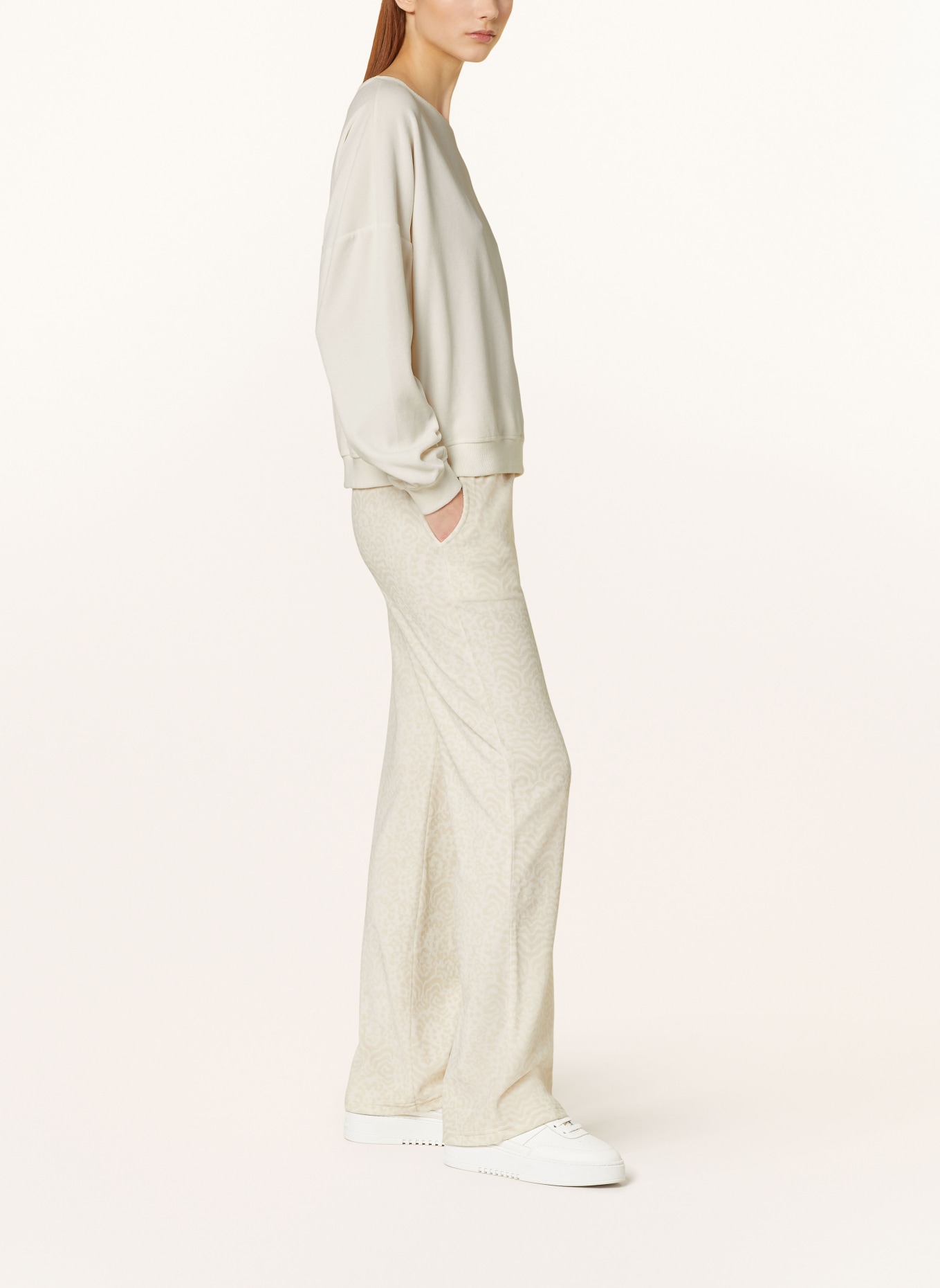 Juvia Spodnie nicki AGDA w stylu dresowym, Kolor: ECRU (Obrazek 4)
