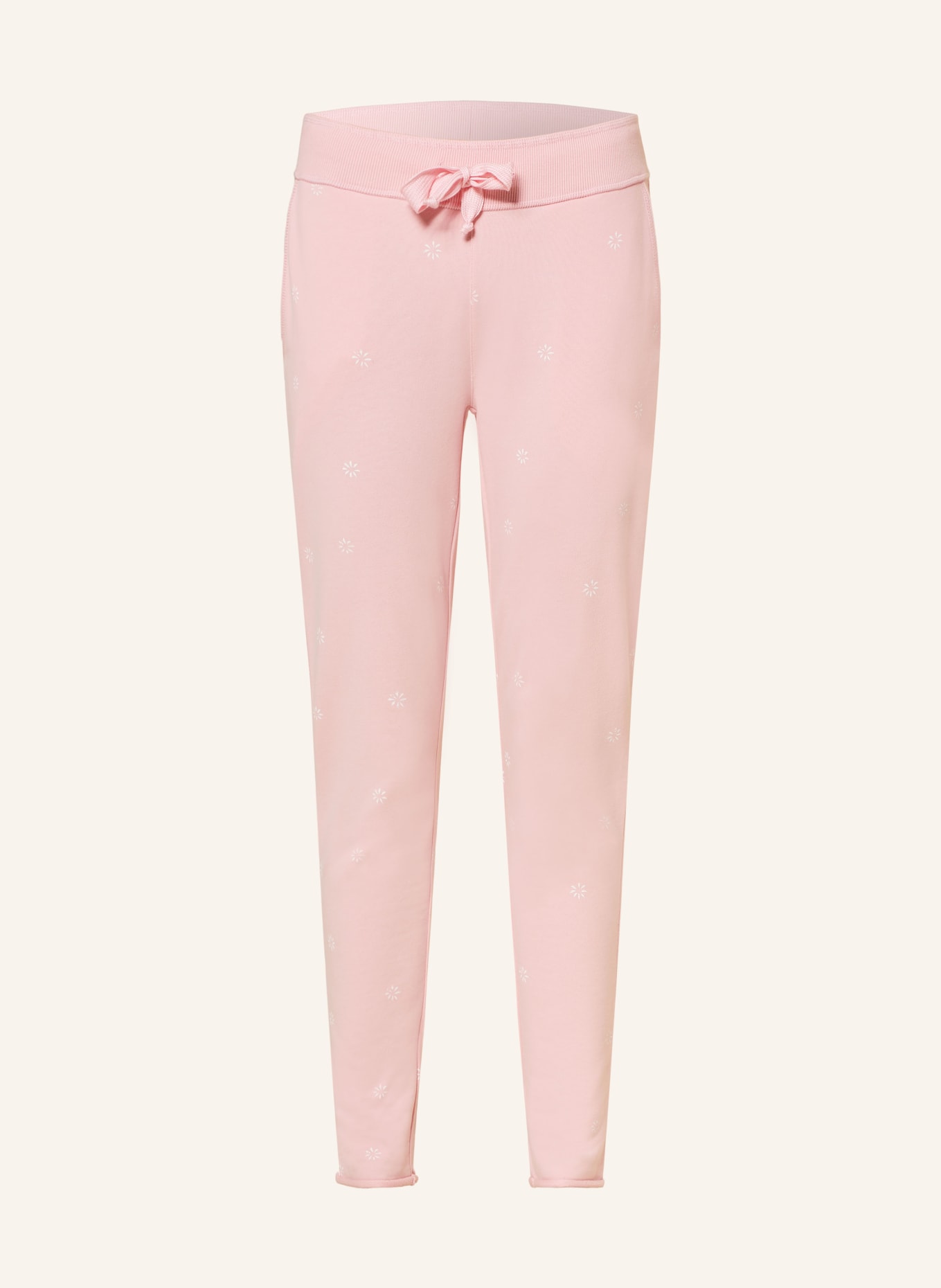 Juvia Sweatpants SMILLA, Color: PINK/ WHITE (Image 1)