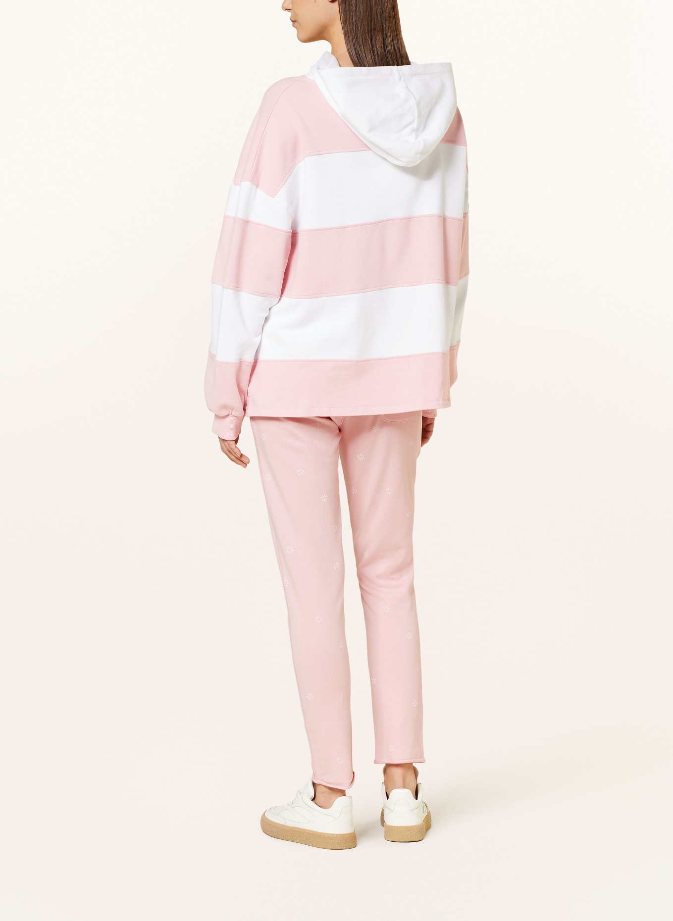 Juvia Sweatpants SMILLA, Color: PINK/ WHITE (Image 3)