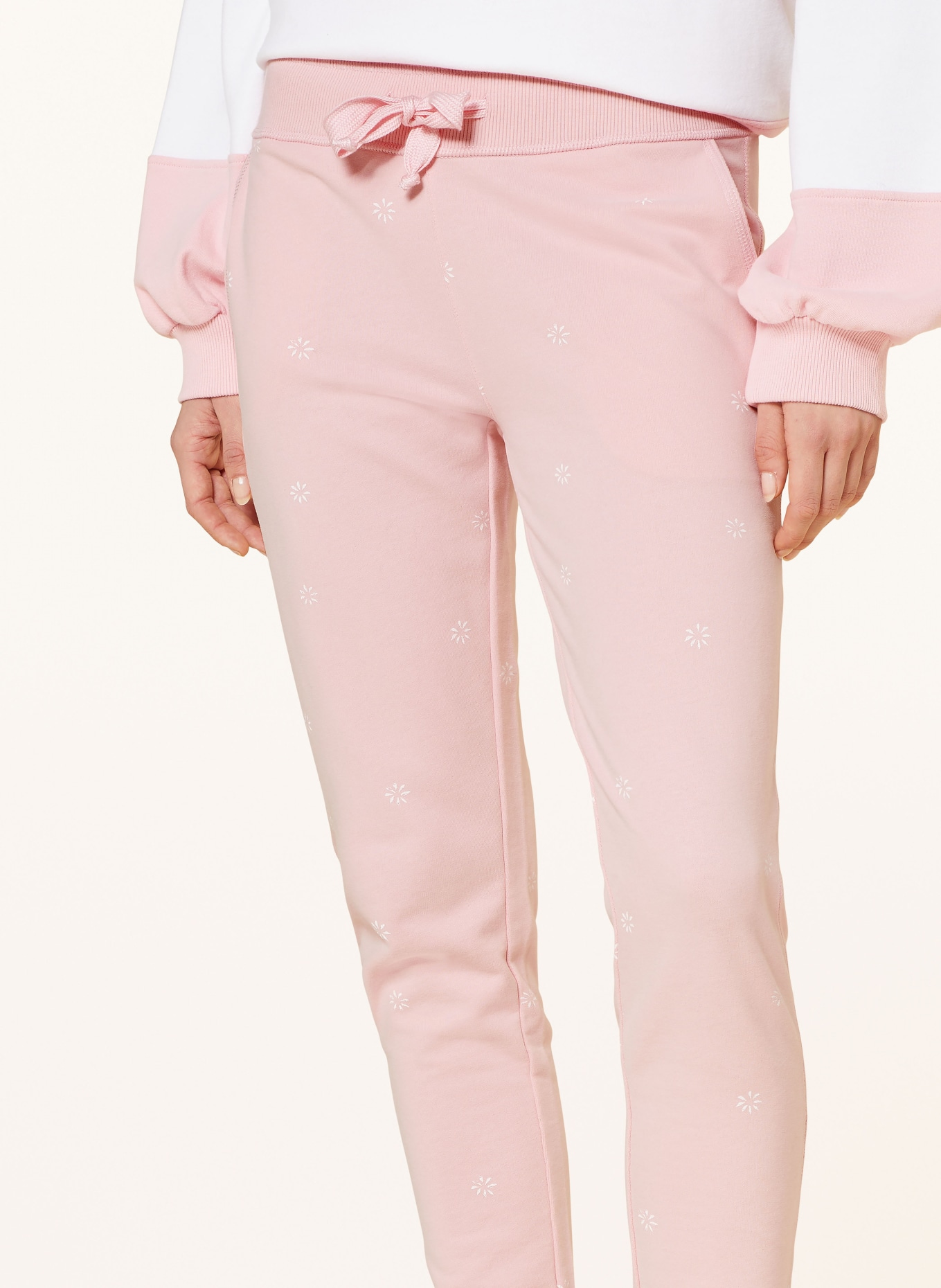 Juvia Sweatpants SMILLA, Color: PINK/ WHITE (Image 5)