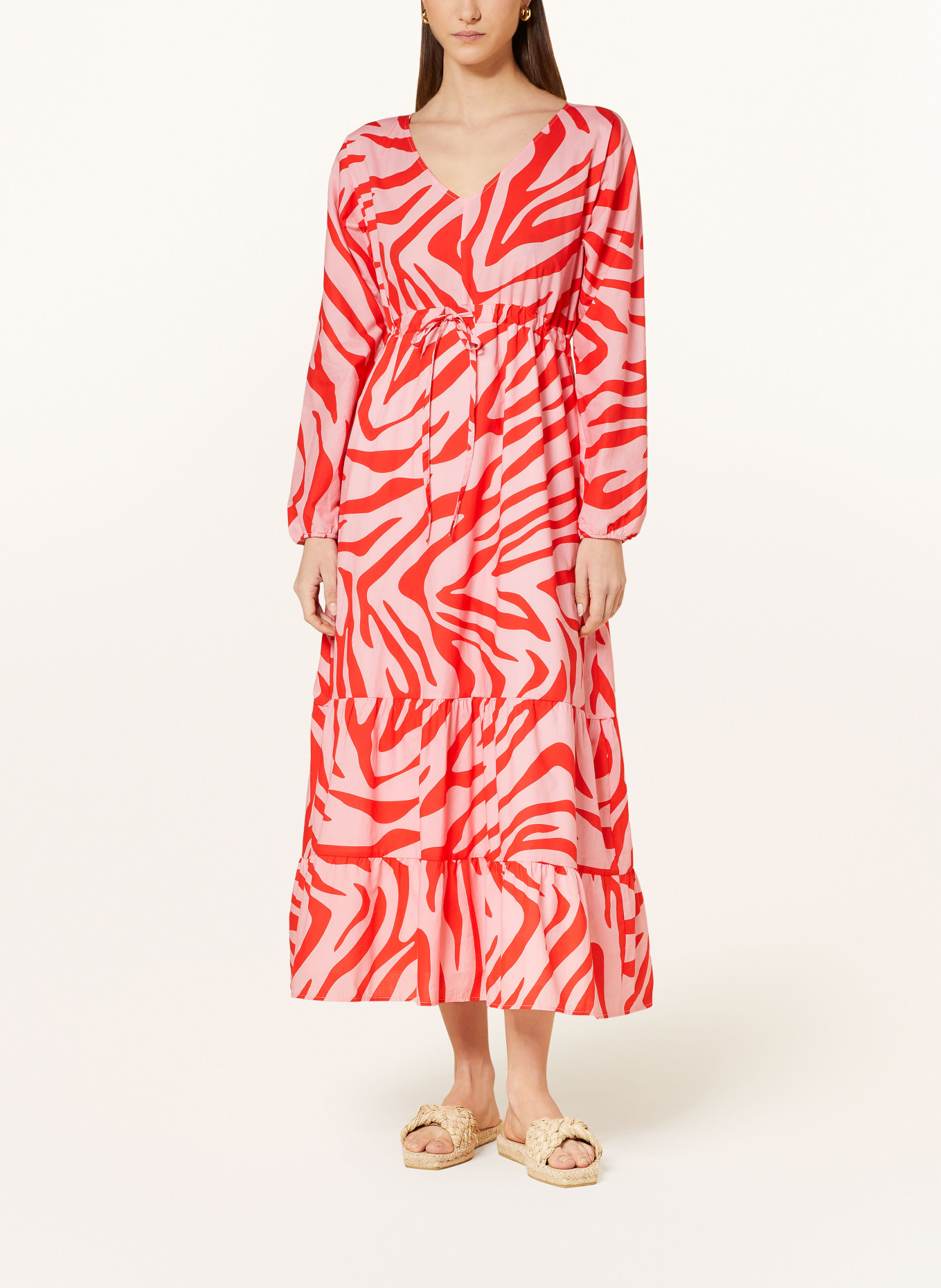 Juvia Dress HELENE, Color: RED/ PINK (Image 2)