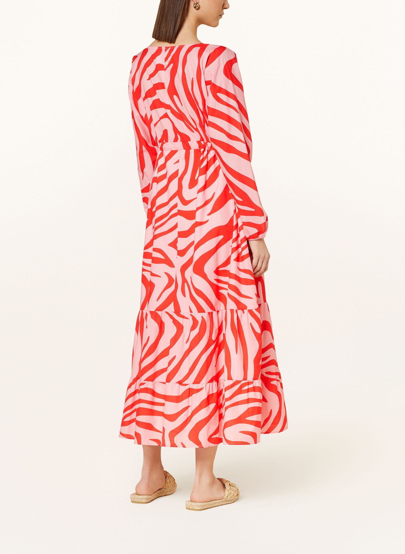 Juvia Dress HELENE, Color: RED/ PINK (Image 3)