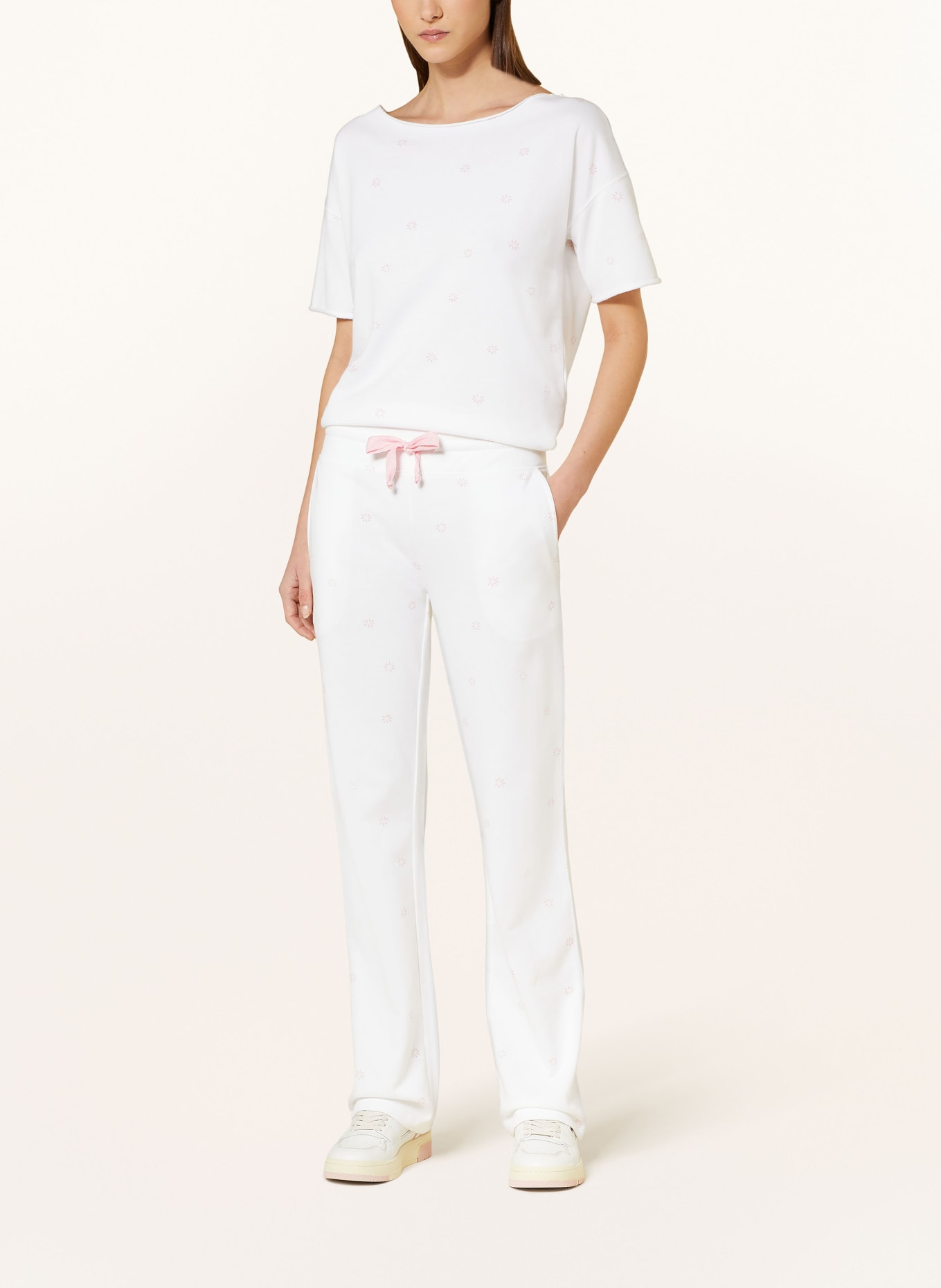 Juvia Sweatshirt KAYA, Color: WHITE/ PINK (Image 2)