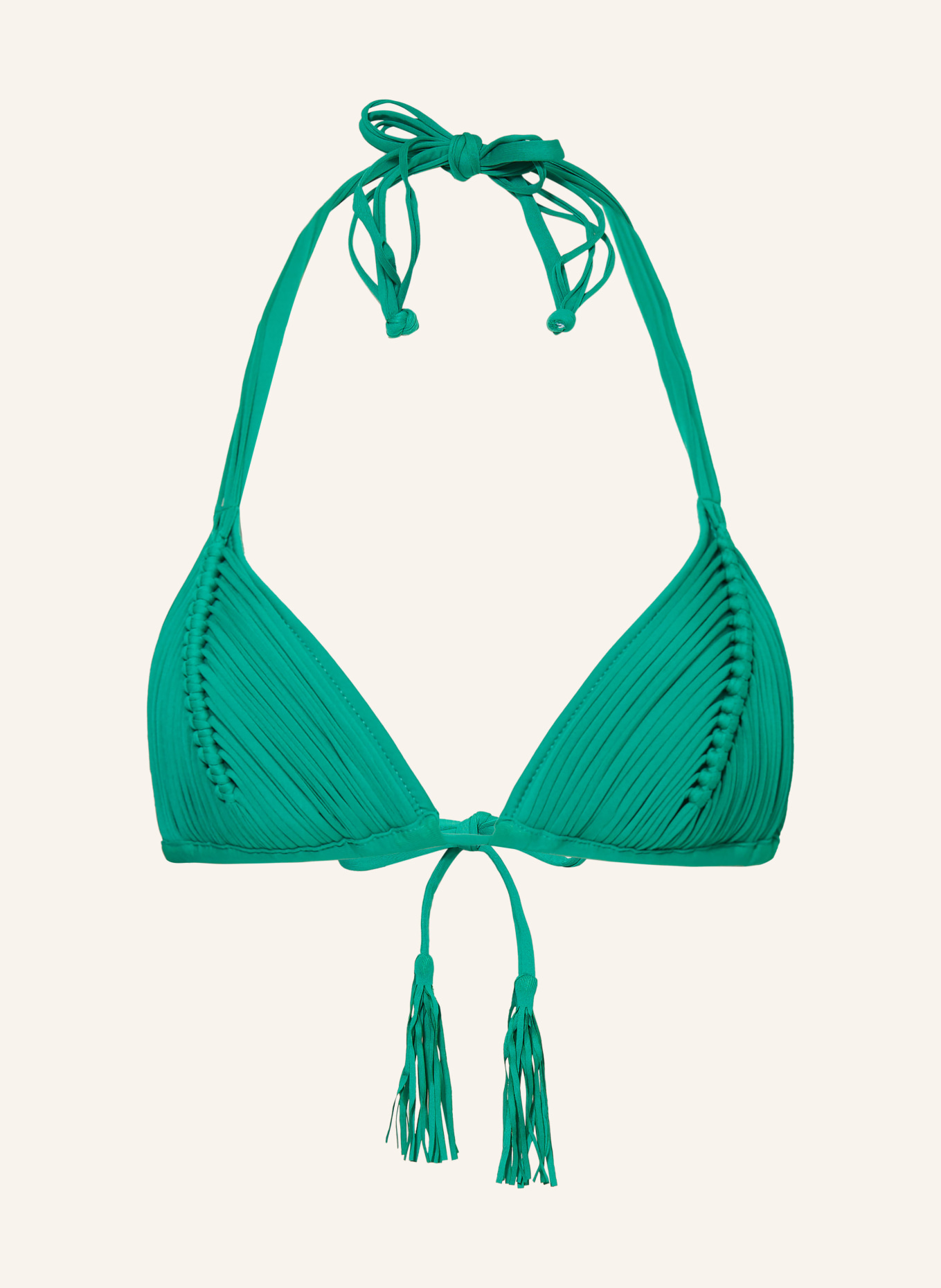 PQ Triangle bikini top EVERY DAY, Color: GREEN (Image 1)
