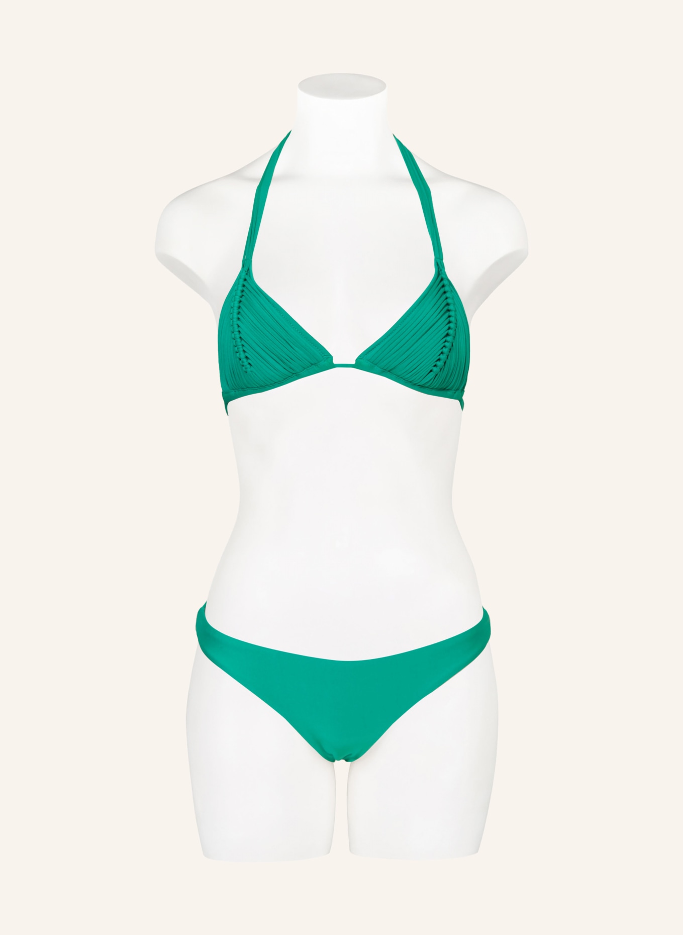 PQ Triangle bikini top EVERY DAY, Color: GREEN (Image 2)
