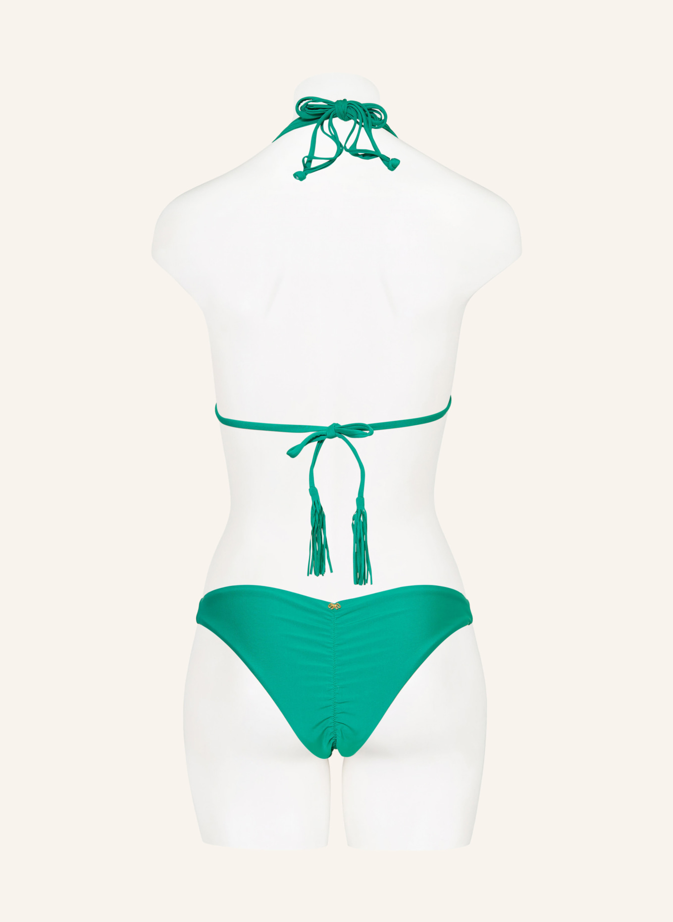PQ Triangle bikini top EVERY DAY, Color: GREEN (Image 3)