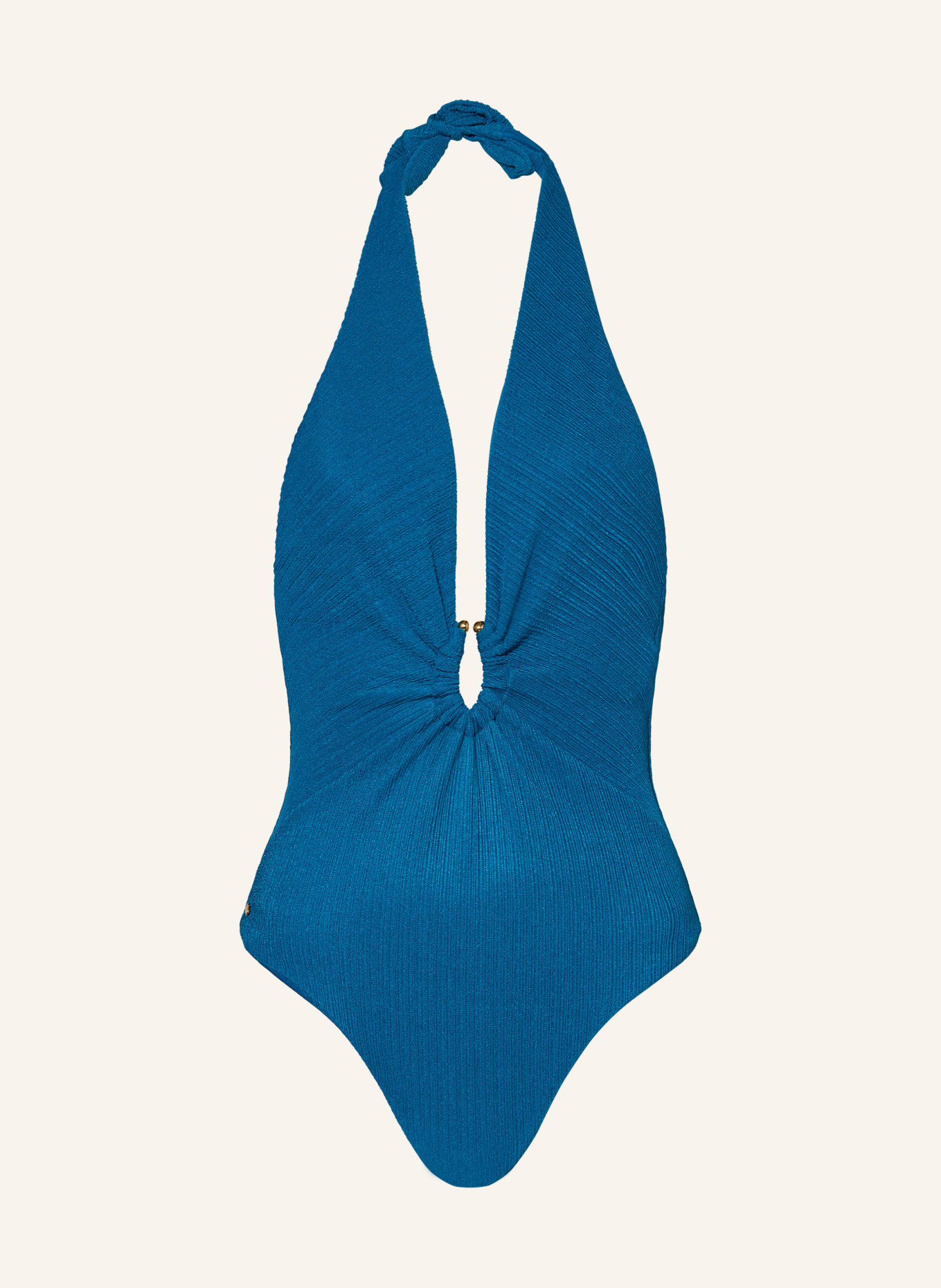 PQ Neckholder-Badeanzug TURQUOISE, Farbe: TÜRKIS (Bild 1)