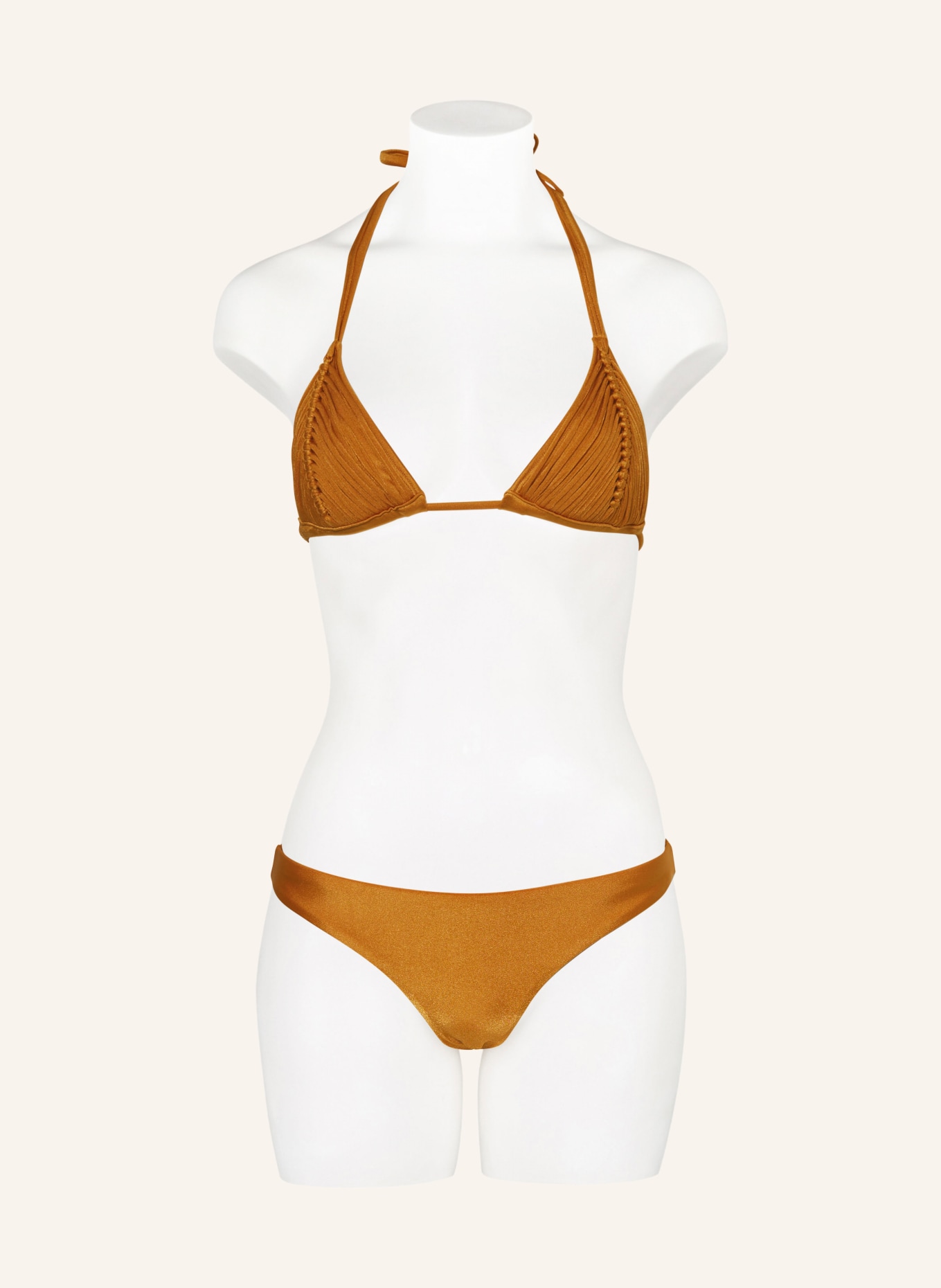 PQ Triangle bikini top SAND DUNE ISLA, Color: DARK YELLOW (Image 2)