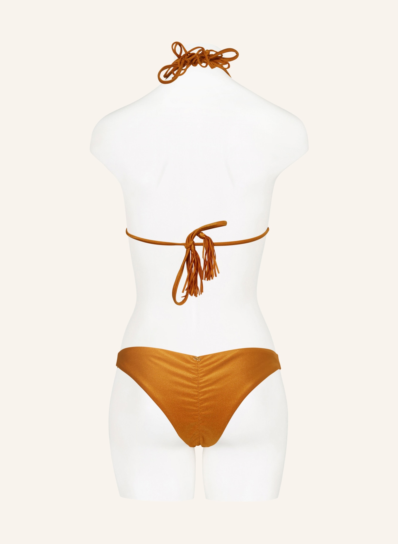 PQ Triangle bikini top SAND DUNE ISLA, Color: DARK YELLOW (Image 3)