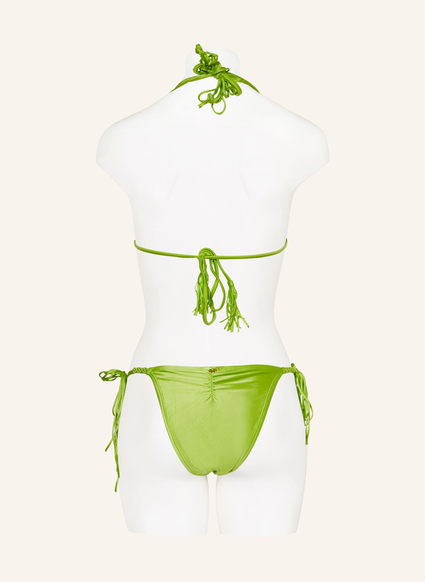 PQ Triangle bikini bottoms LIME MILA, Color: LIGHT GREEN (Image 3)