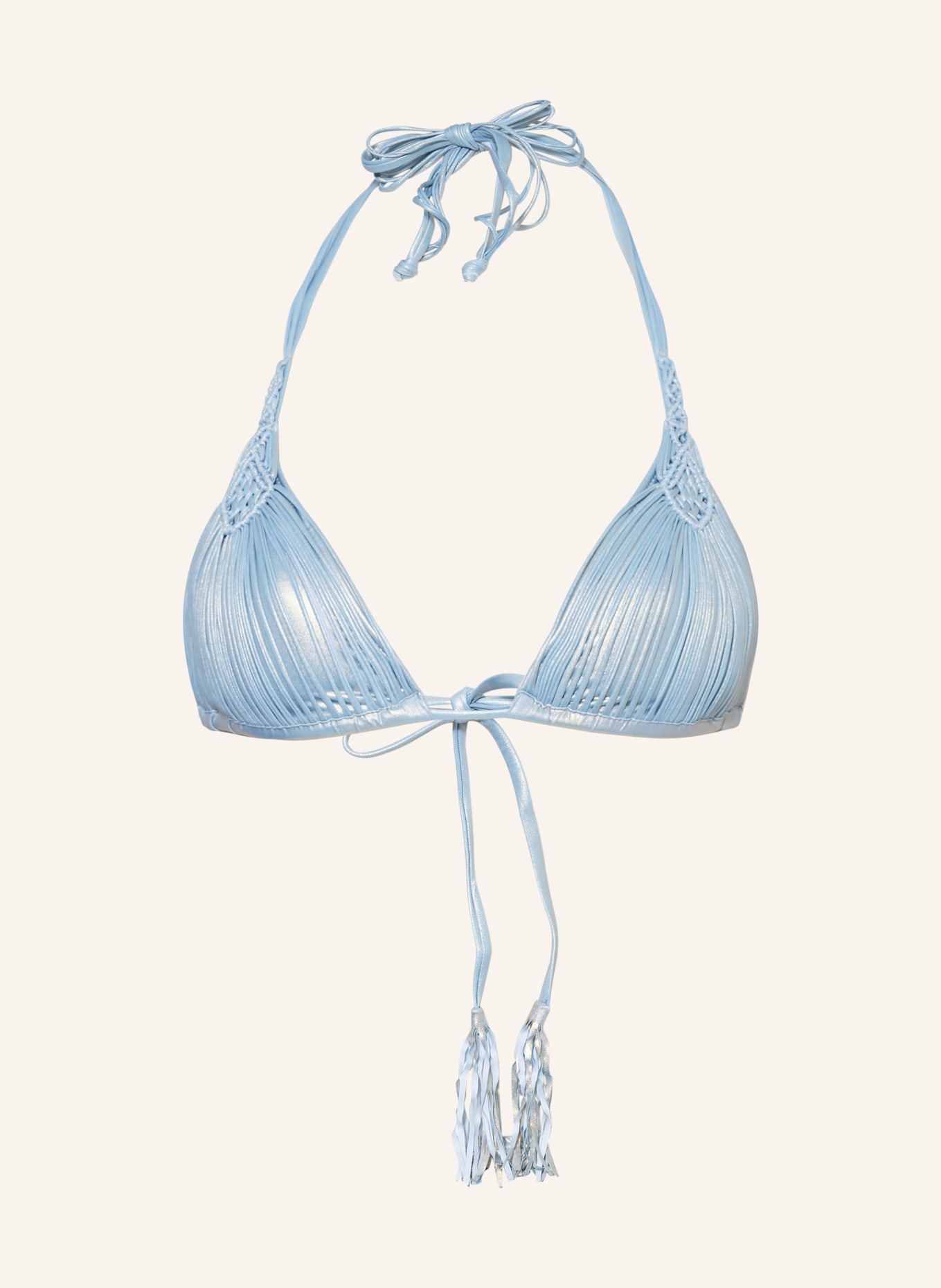 PQ Triangle bikini top MERMAID MILA, Color: LIGHT BLUE (Image 1)