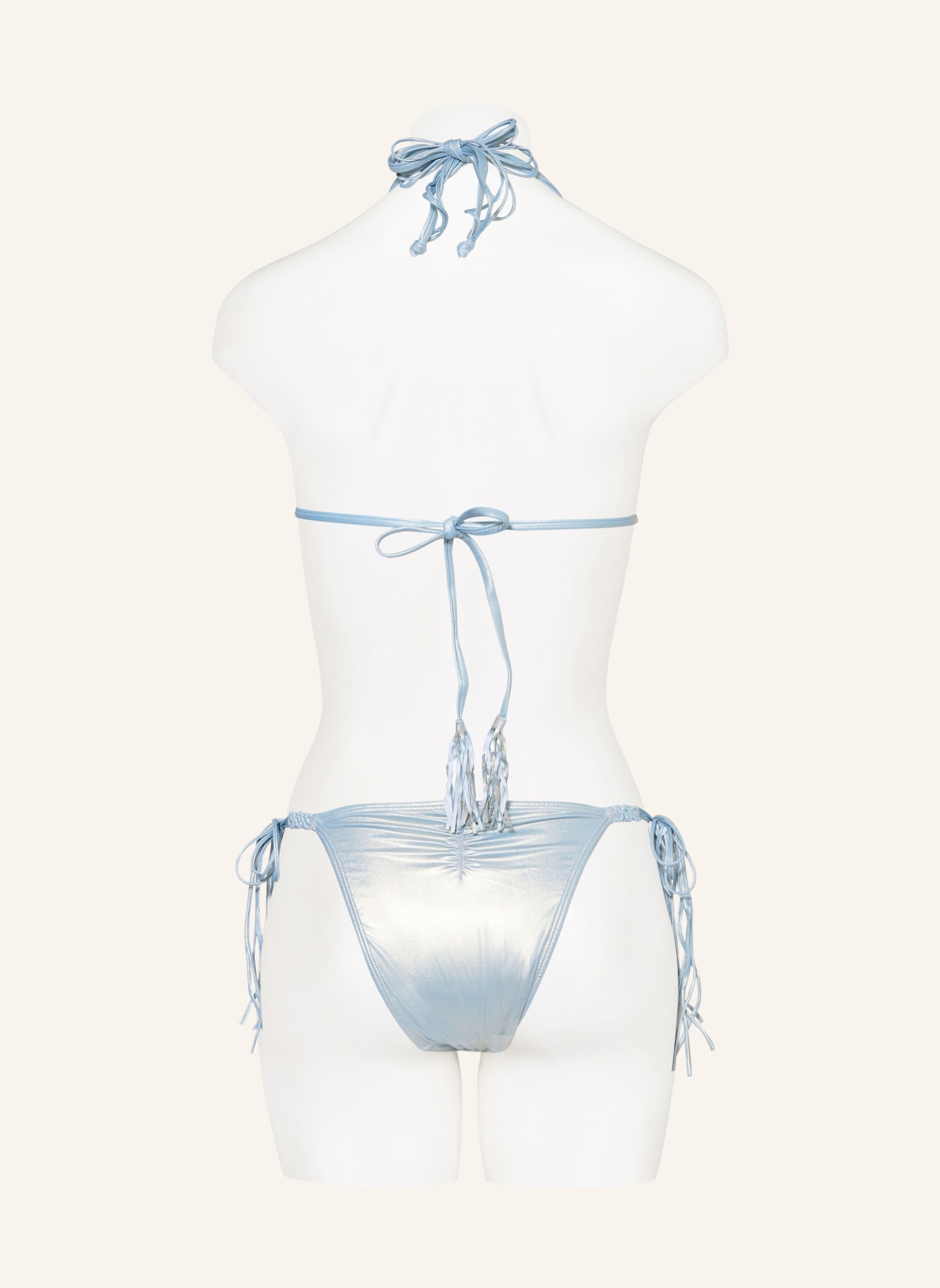 PQ Triangle bikini top MERMAID MILA, Color: LIGHT BLUE (Image 3)