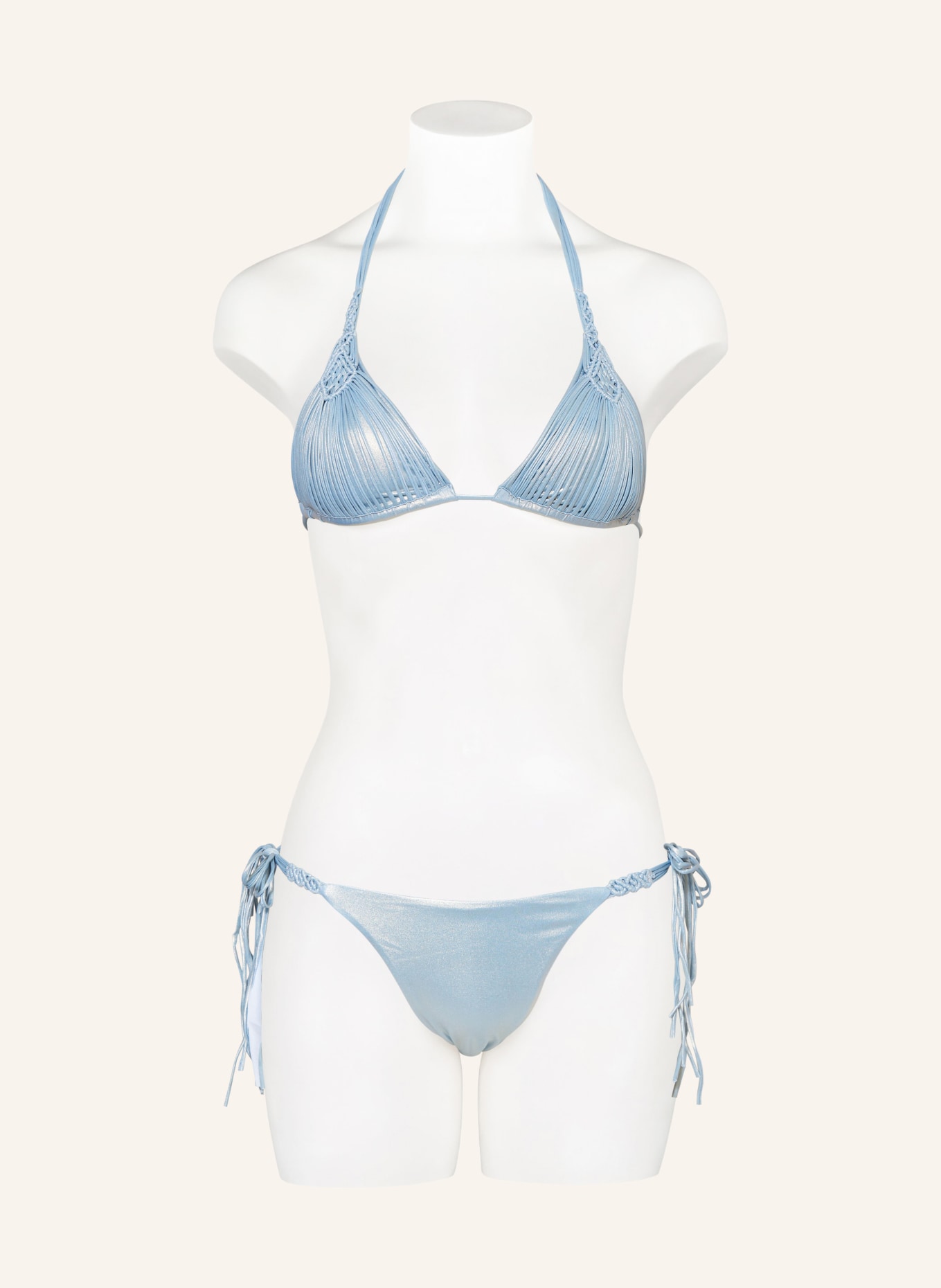 PQ Triangle bikini bottoms MERMAID MILA, Color: LIGHT BLUE (Image 2)