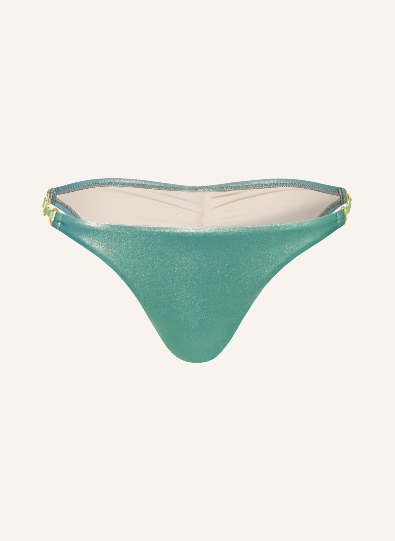 PQ Triangle bikini bottoms ATLANTIC LINK, Color: LIGHT GREEN (Image 1)