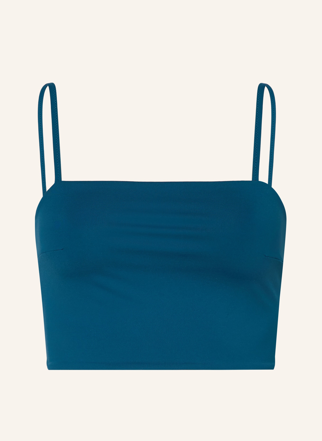 MYMARINI Bralette bikini top EASY TOP LONG reversible, Color: TEAL/ MINT (Image 1)