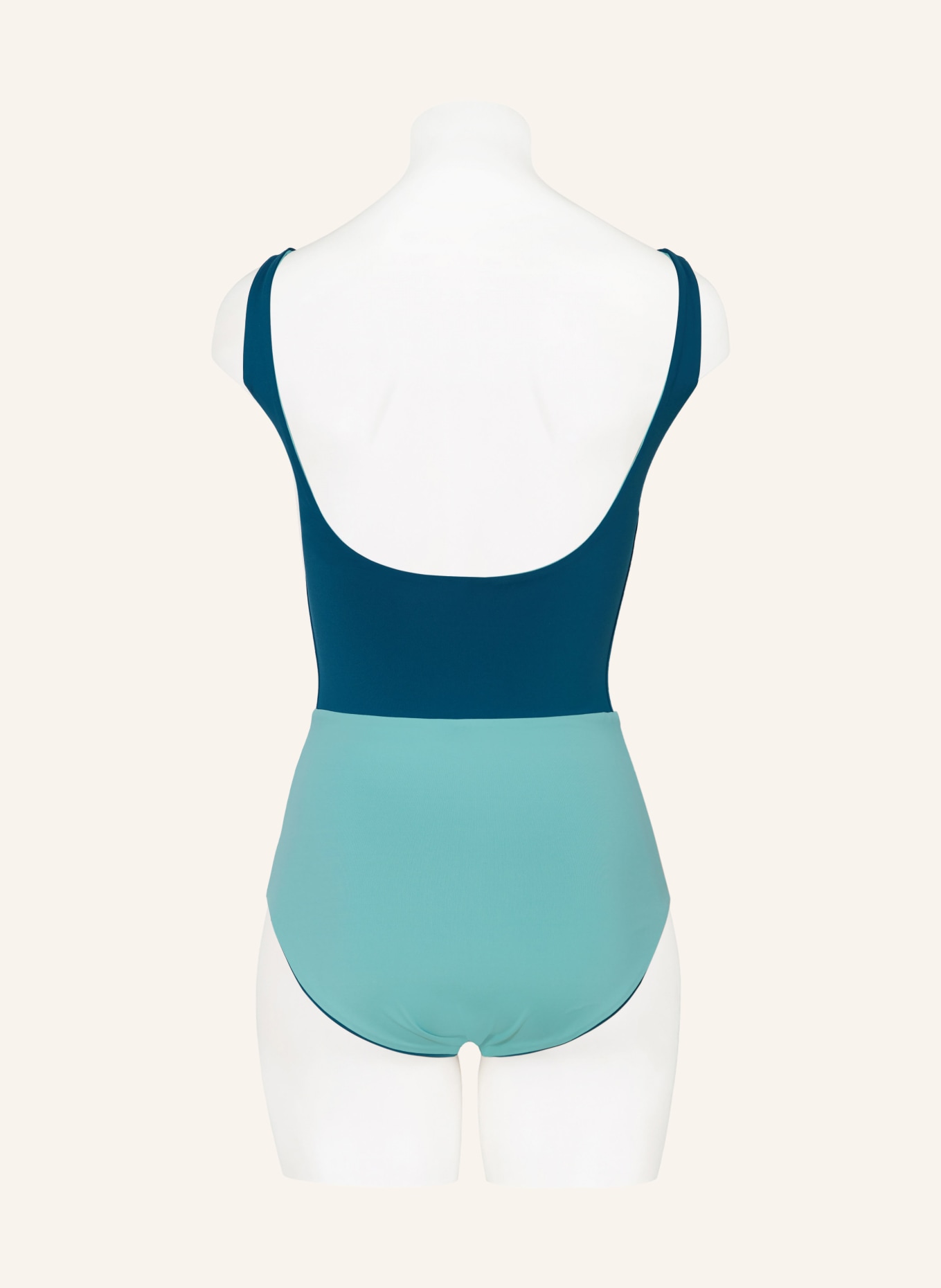 MYMARINI Swimsuit PLAINBODY reversible, Color: TEAL/ MINT (Image 5)