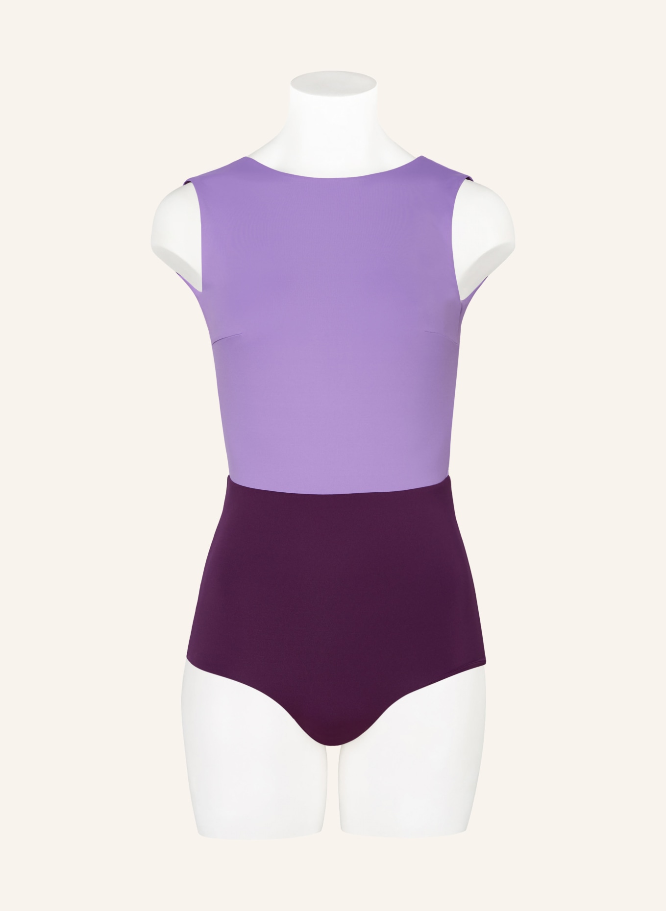MYMARINI Swimsuit OUTFIT ONEPIECE reversible, Color: PURPLE/ DARK PURPLE (Image 2)
