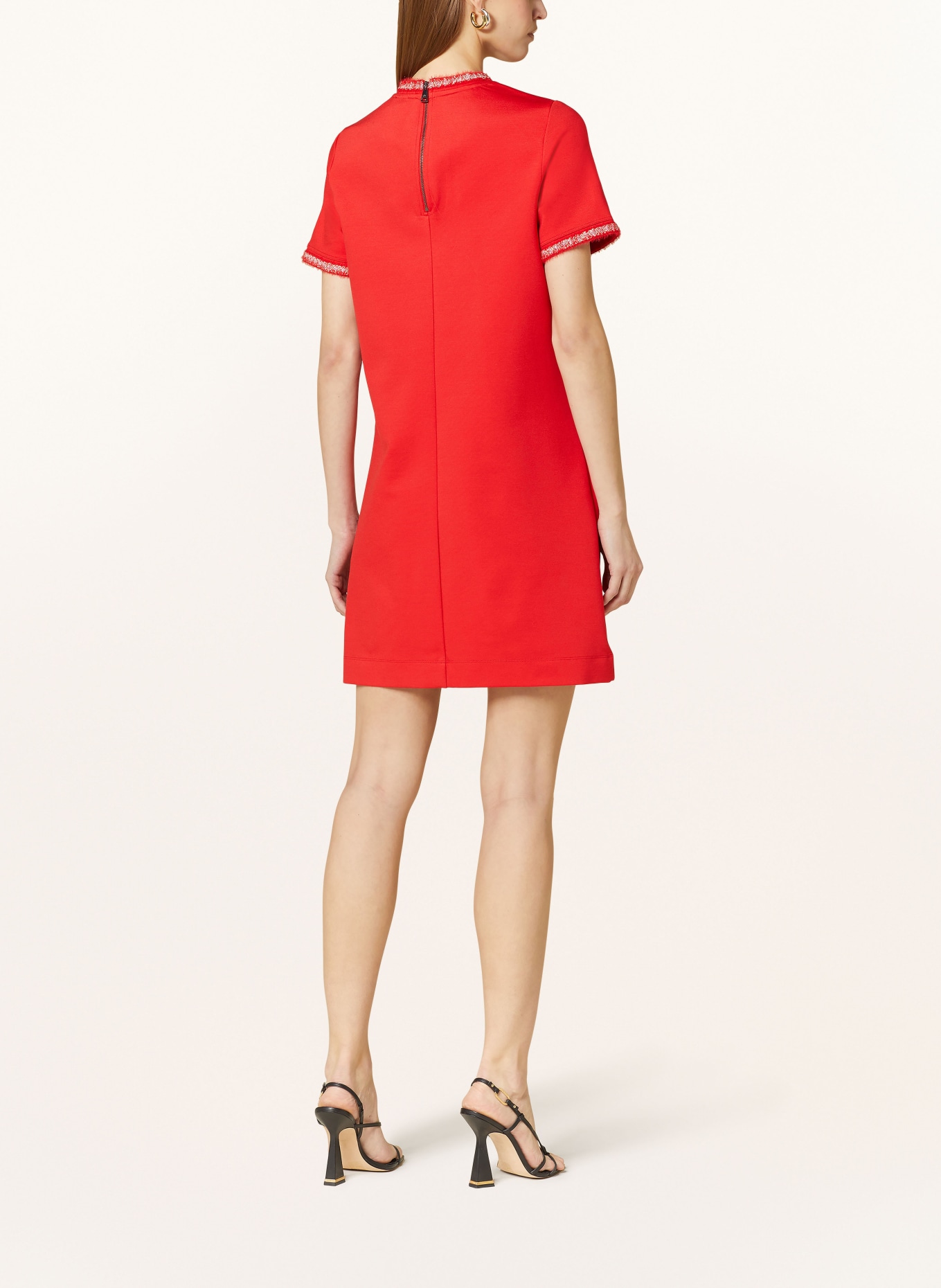 TED BAKER Dress ROZLIA with glitter thread, Color: RED (Image 3)