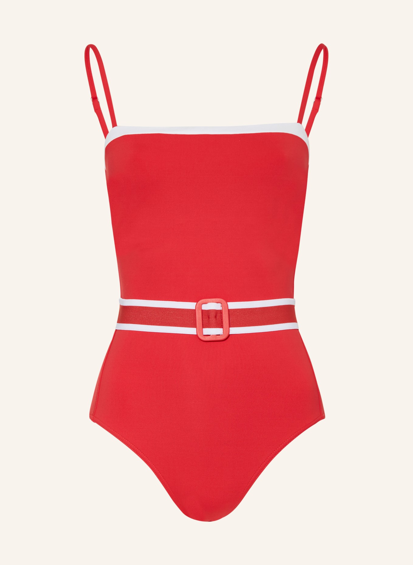 IODUS Swimsuit ALIOS, Color: RED/ WHITE (Image 1)