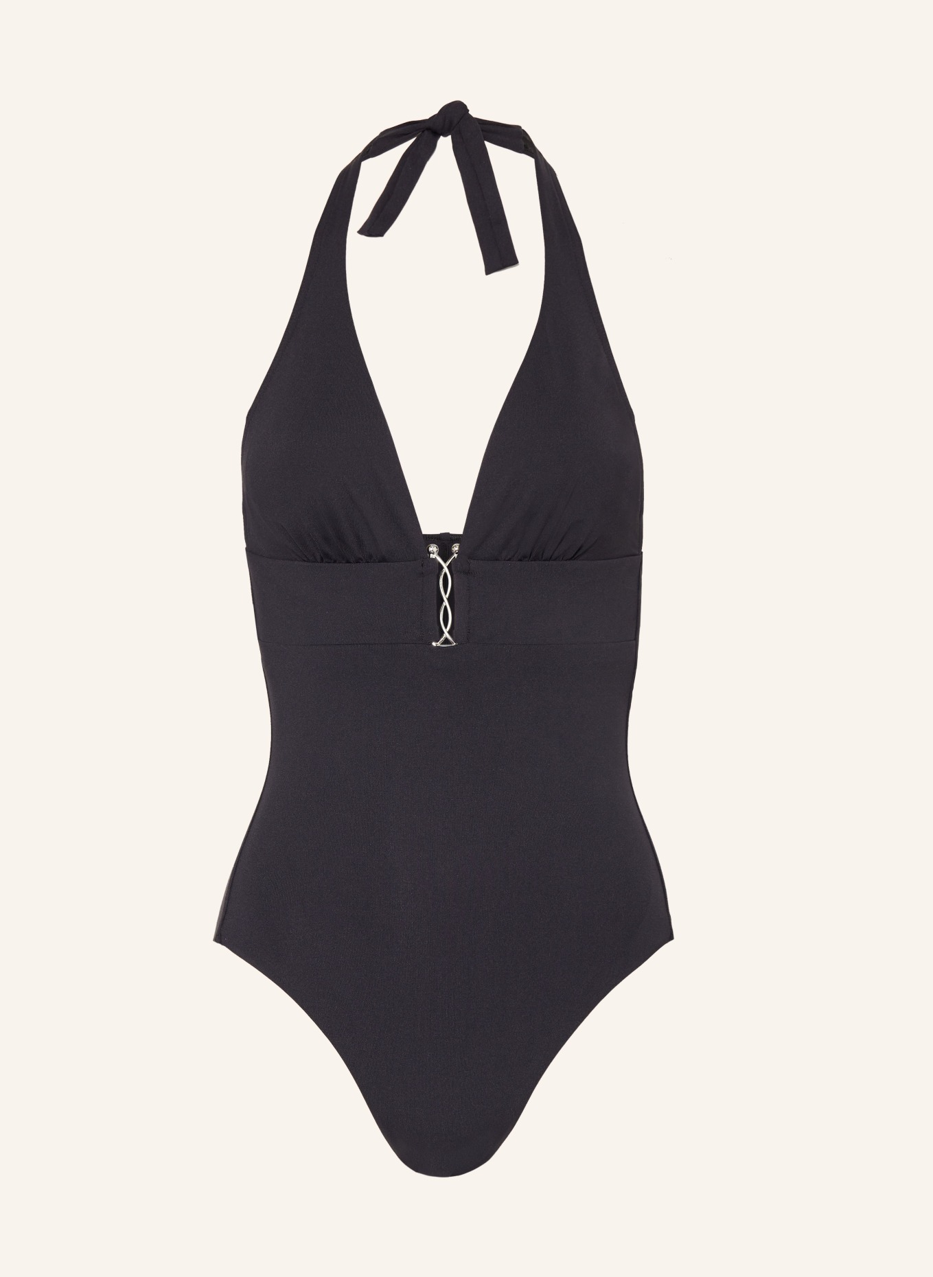 IODUS Halter neck swimsuit AQUILA, Color: BLACK (Image 1)