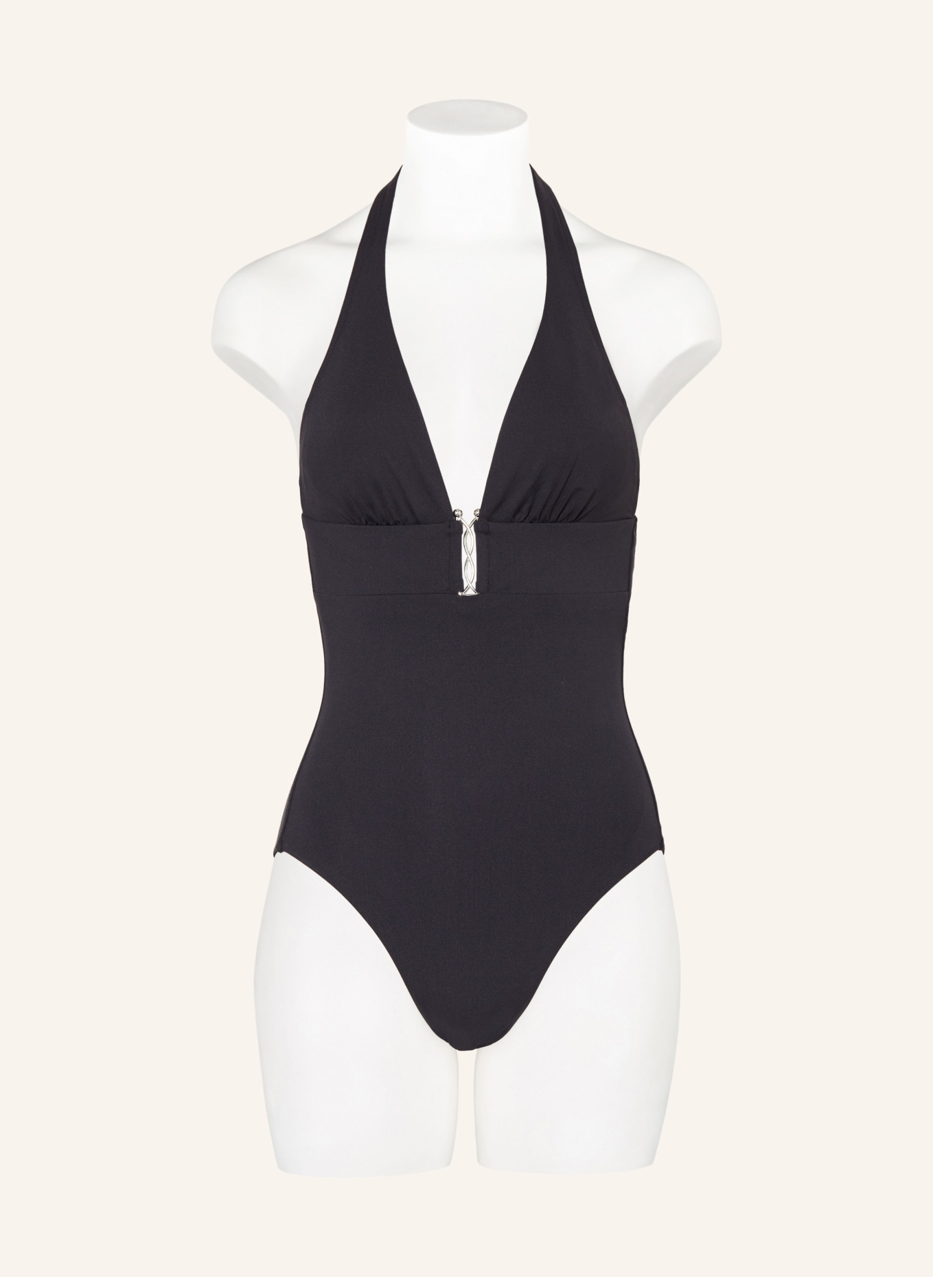 IODUS Halter neck swimsuit AQUILA, Color: BLACK (Image 2)