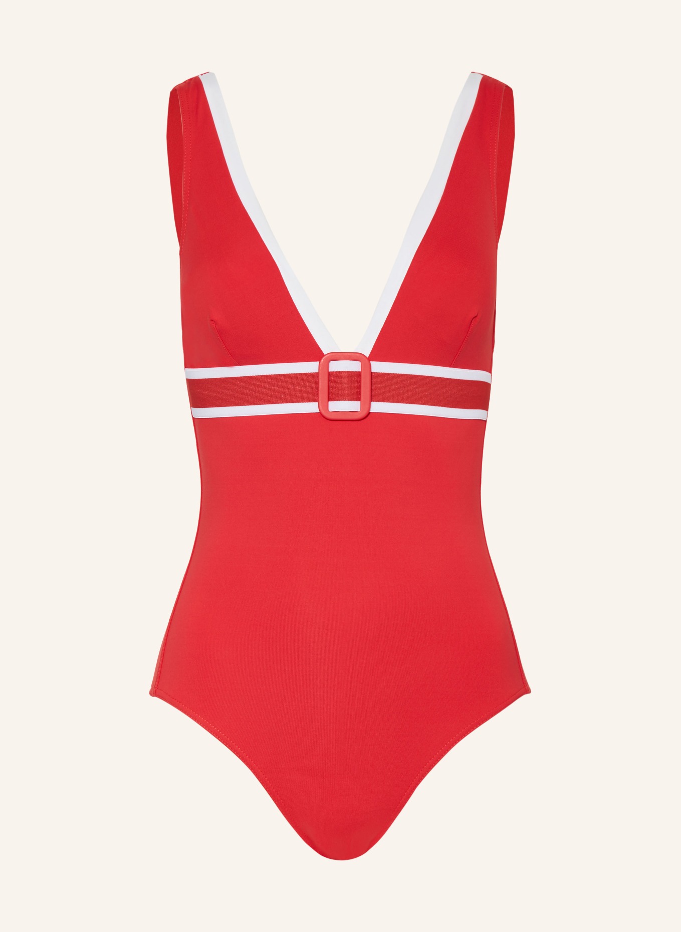 IODUS Swimsuit ALIOS, Color: RED/ WHITE (Image 1)