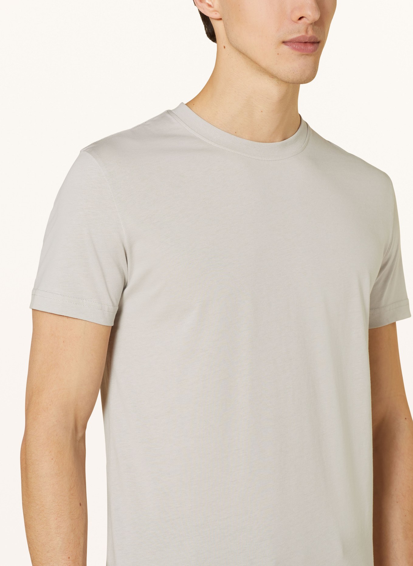 TIGER OF SWEDEN T-shirt DILLAN, Kolor: JASNOCZARY (Obrazek 4)