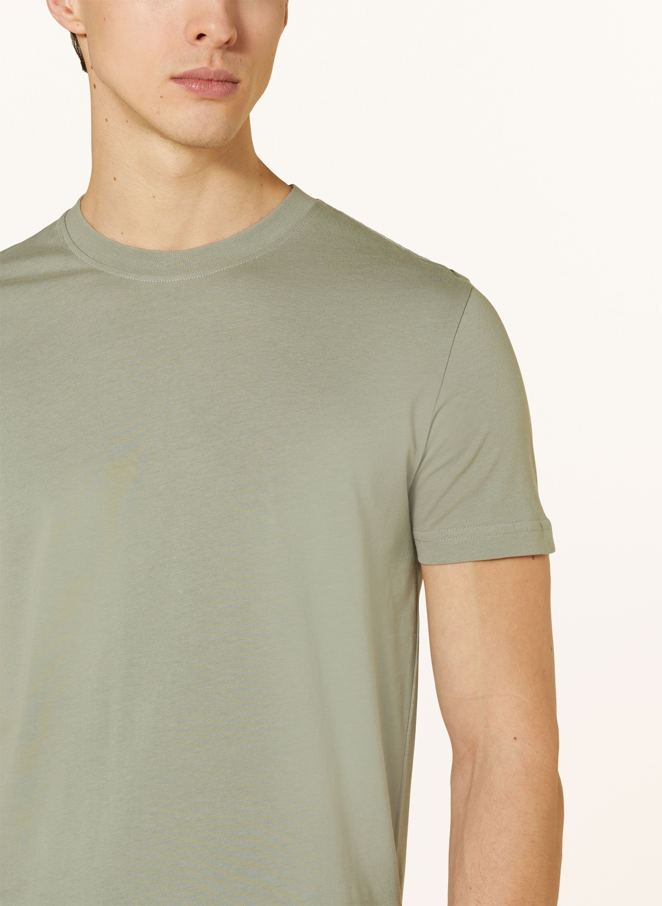 TIGER OF SWEDEN T-shirt DILLAN, Color: LIGHT GREEN (Image 4)