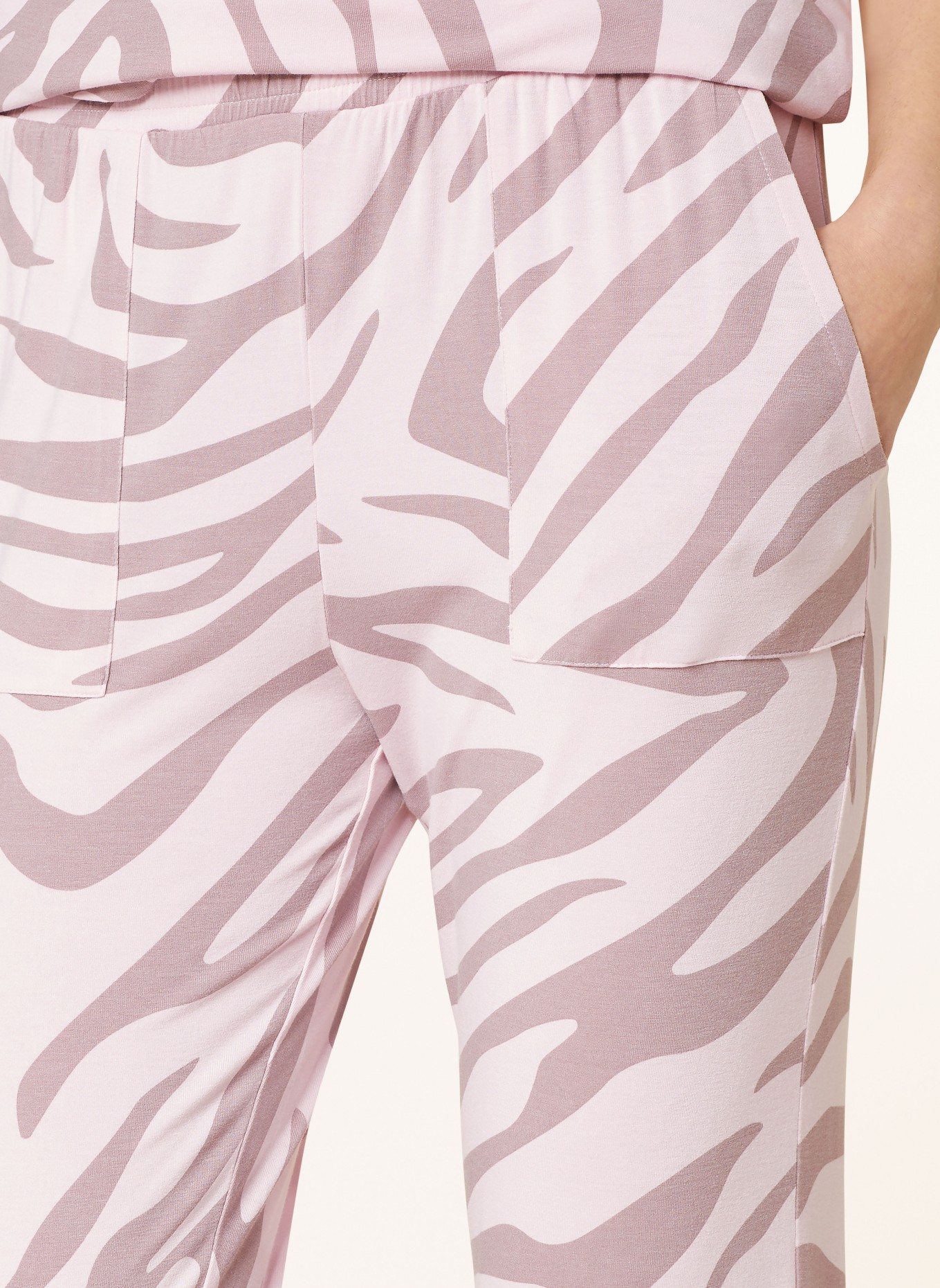 Juvia Pyžamové kalhoty, Barva: RŮŽOVÁ/ ČERNOŠEDÁ (Obrázek 5)