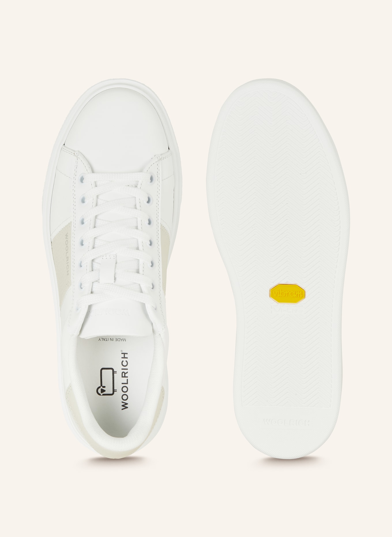 WOOLRICH Sneakers, Color: WHITE/ CREAM (Image 5)