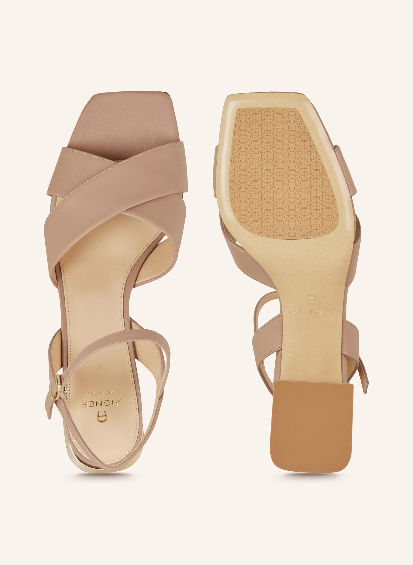 AIGNER Sandals HANNAH 12, Color: TAUPE (Image 5)