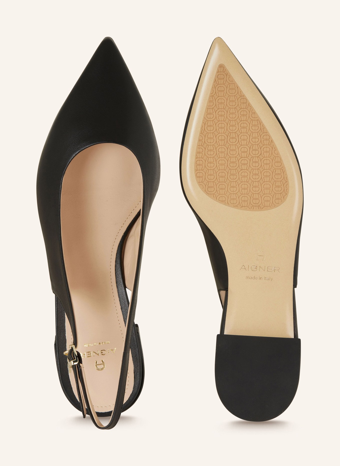 AIGNER Slingballerinas ALINA 4F: SCHWARZ