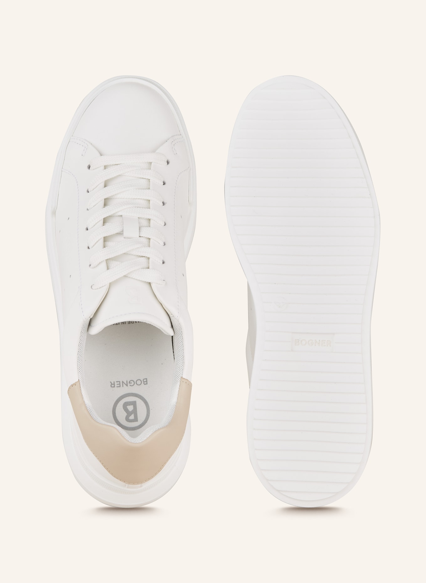 BOGNER Sneakers HOLLYWOOD 19C, Color: WHITE/ BEIGE (Image 5)