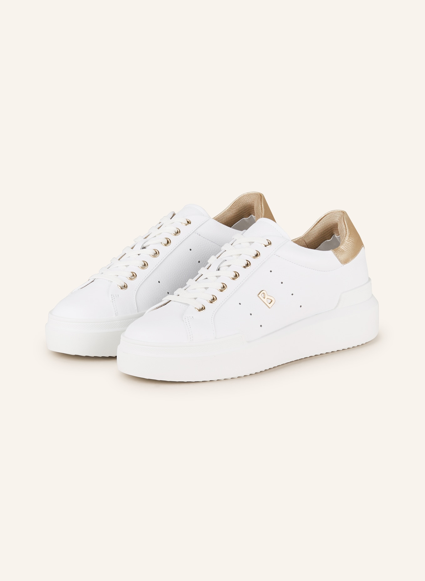 BOGNER Sneakers HOLLYWOOD 20B, Color: WHITE/ GOLD (Image 1)