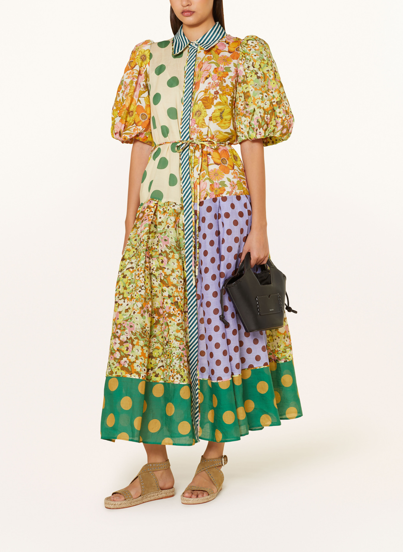 ALÉMAIS Sukienka koszulowa FINN, Kolor: KREMOWY/ JASNOFIOLETOWY/ ŻÓŁTY (Obrazek 2)