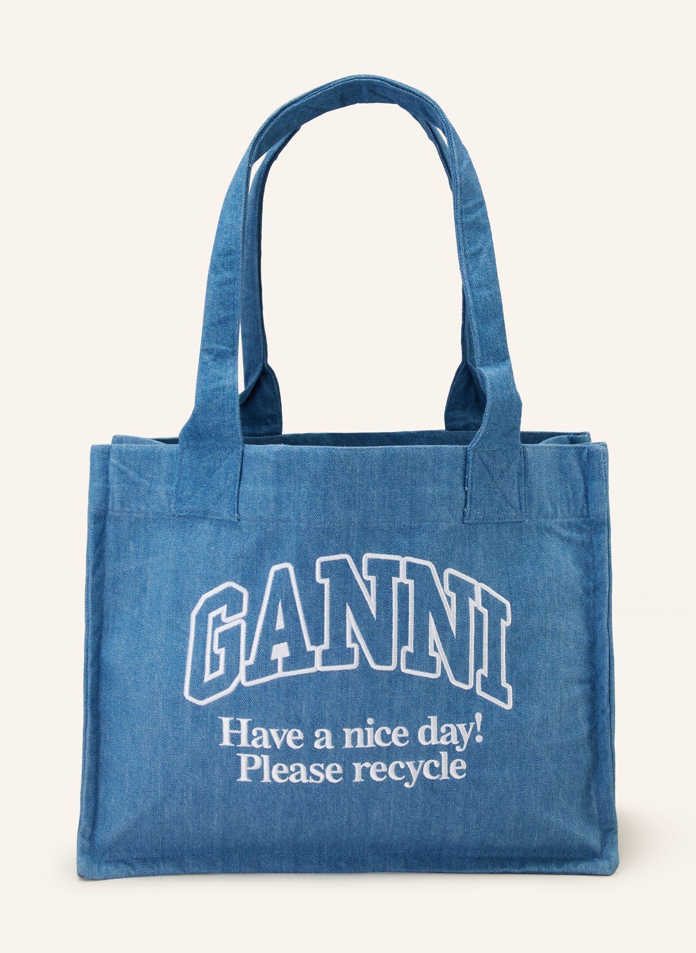 GANNI Shopper, Color: BLUE (Image 1)