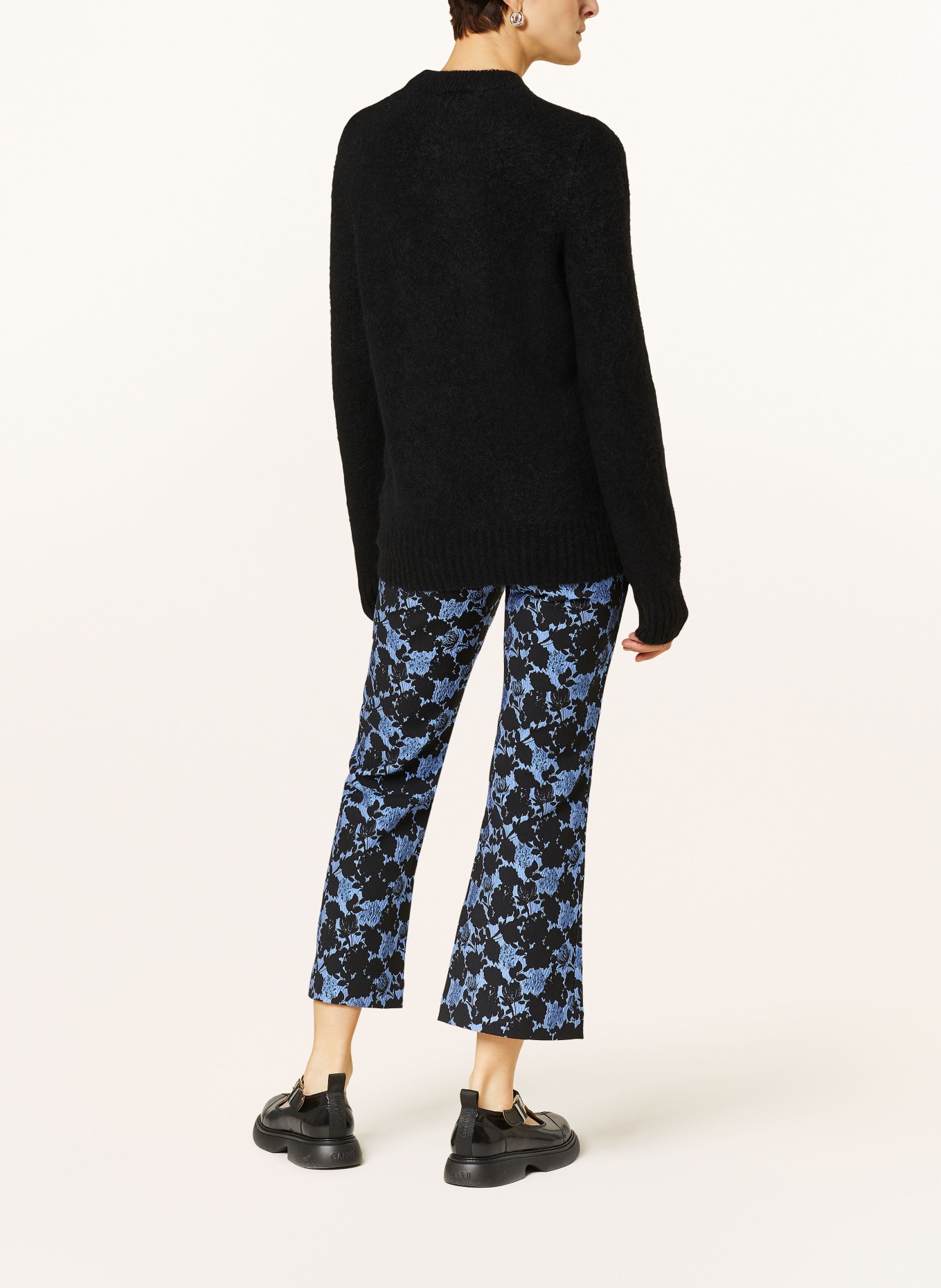 GANNI Sweater with alpaca, Color: BLACK (Image 3)