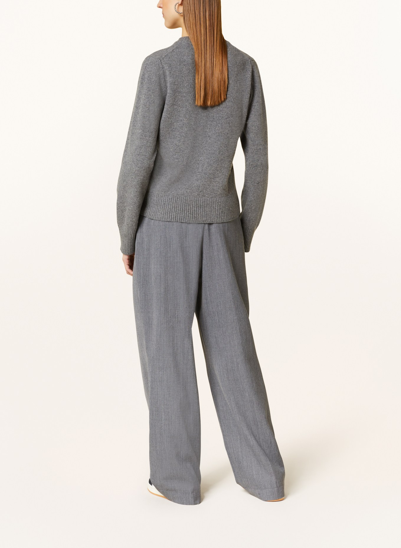 GANNI Pullover, Farbe: GRAU/ ROT (Bild 3)