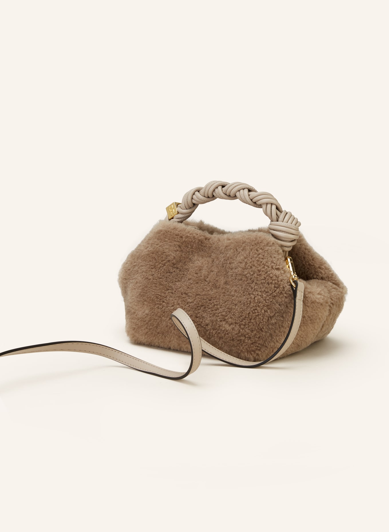 GANNI Handbag BOU SMALL, Color: TAUPE (Image 2)